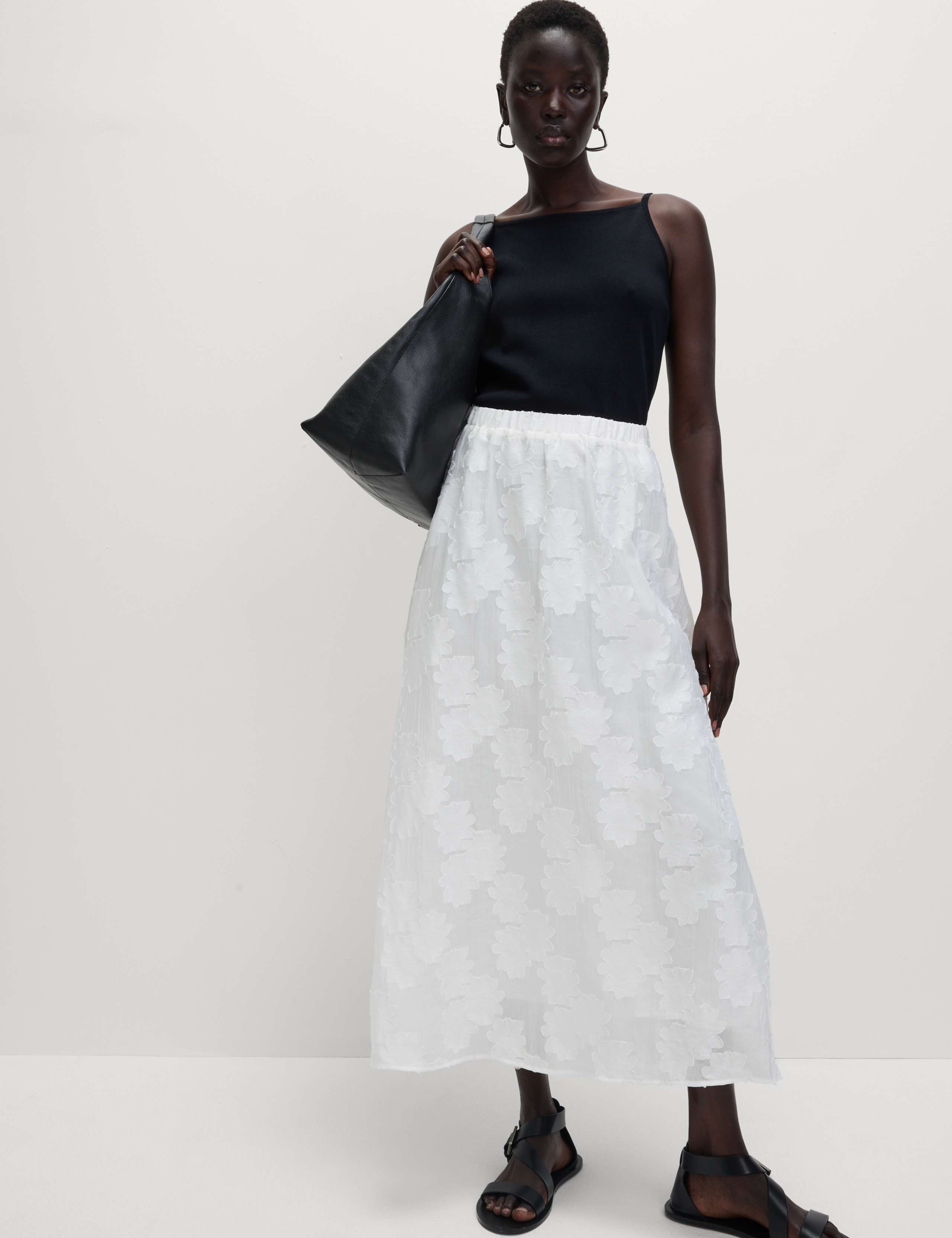 Jacquard Midi Circle Skirt 3 of 6