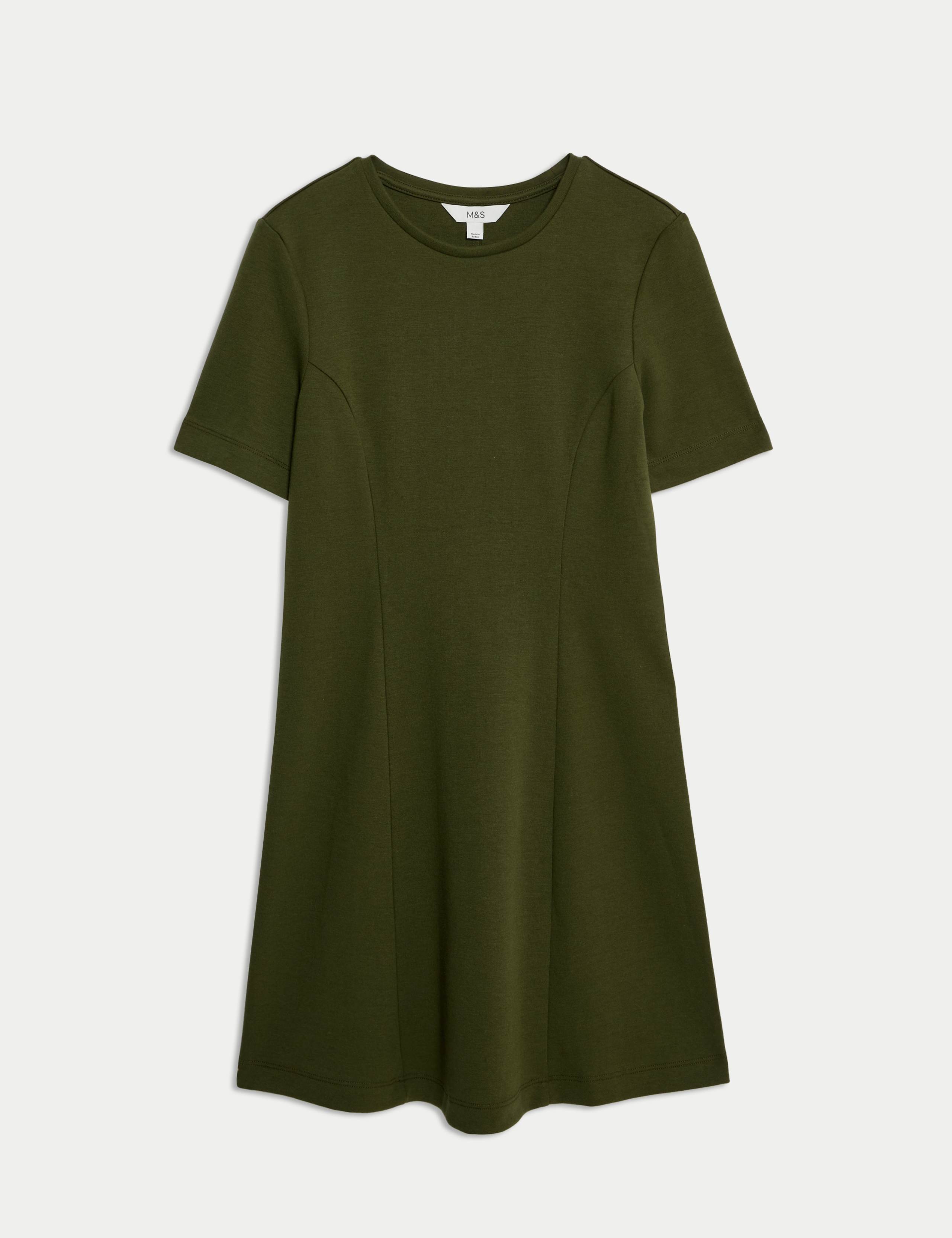 Cotton Rich Jersey Mini Skater Dress 2 of 2