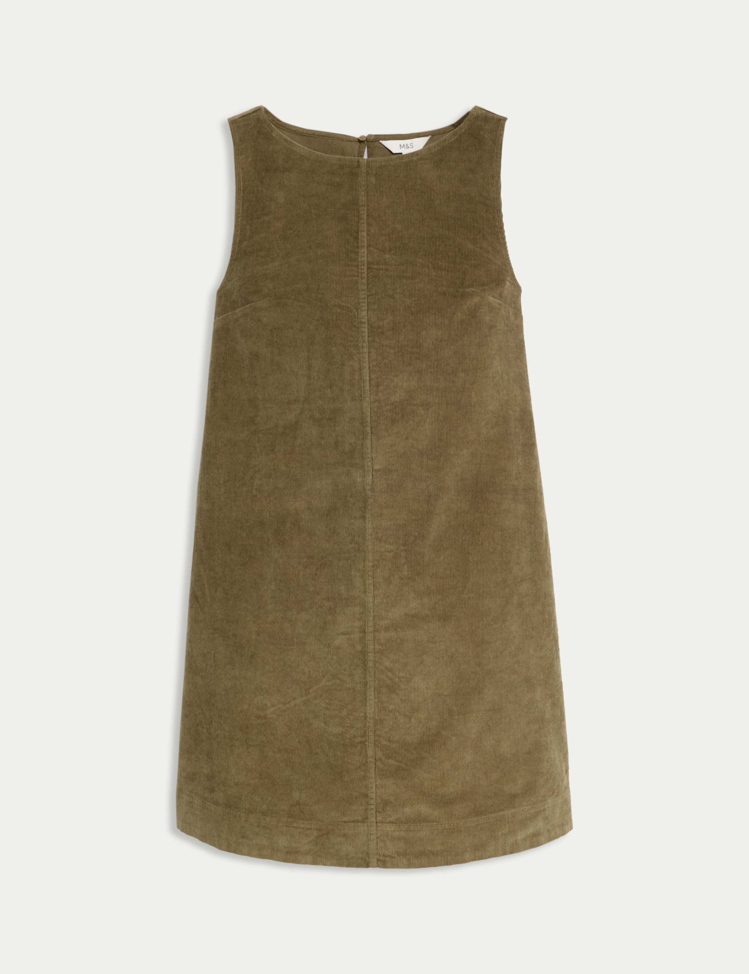 Cotton Rich Mini Shift Dress 2 of 6