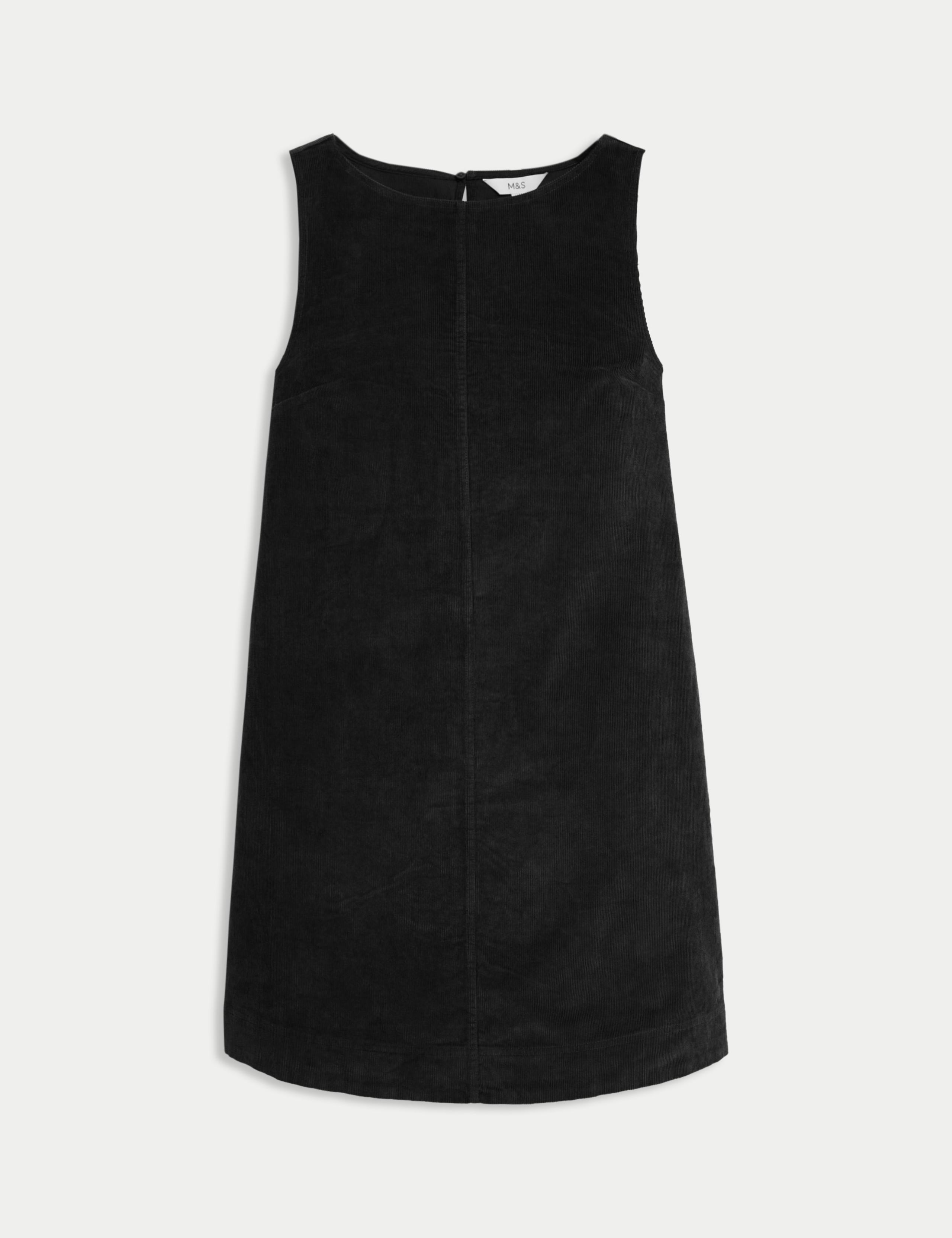 Cotton Rich Cord Mini Shift Dress 2 of 6