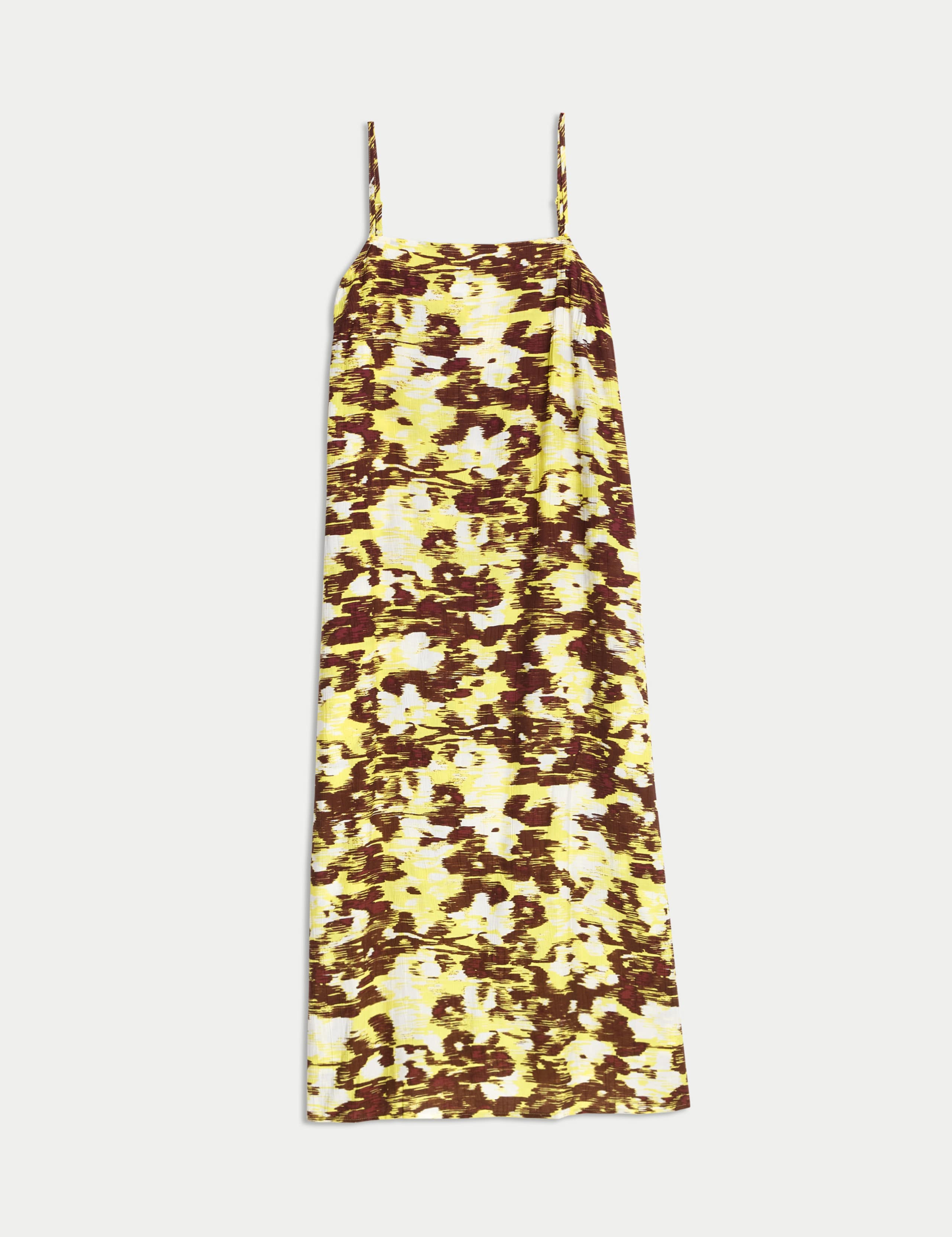 Floral Square Neck Strappy Midi Cami Dress 2 of 6