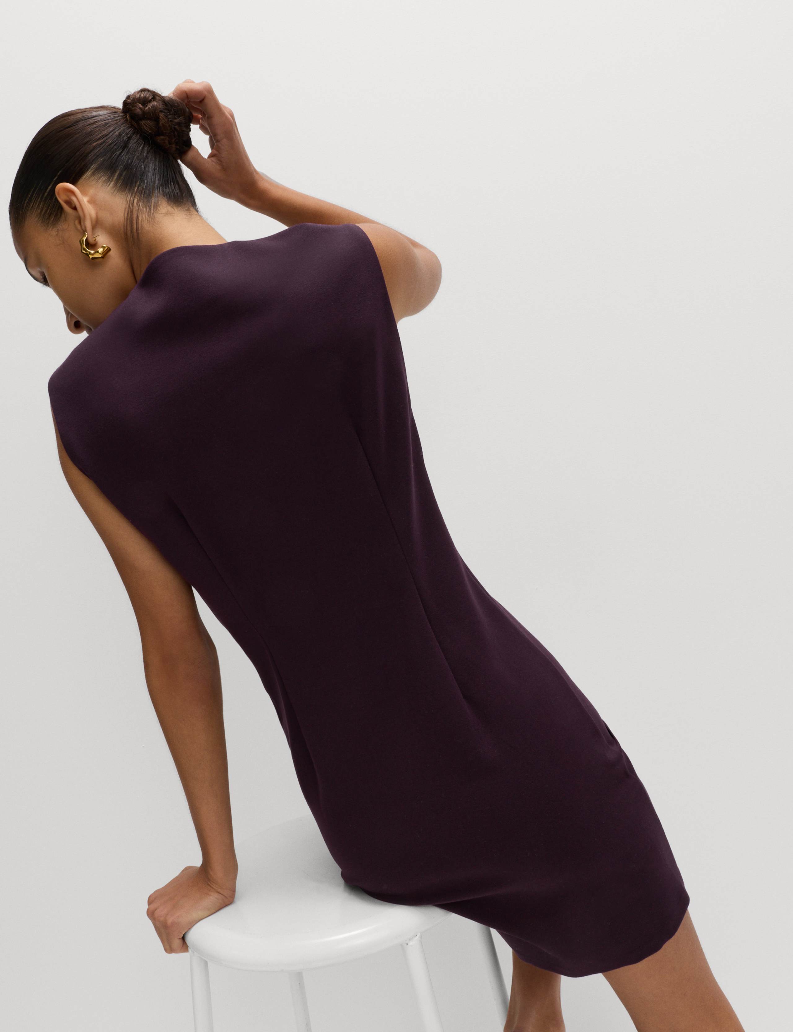 Button Detail Mini Shift Dress 5 of 5