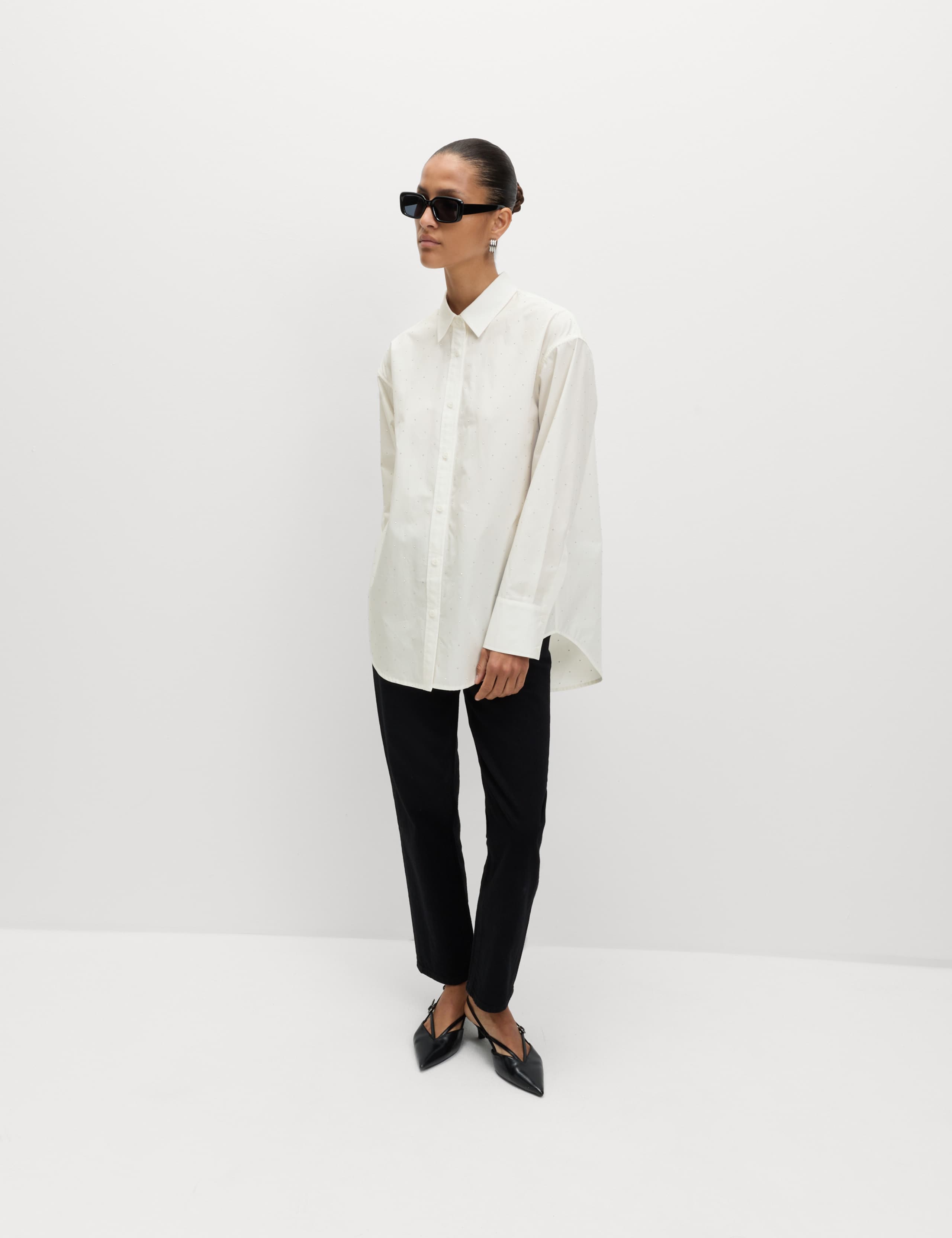 Pure Cotton Embellished Collared Shirt 5 of 7