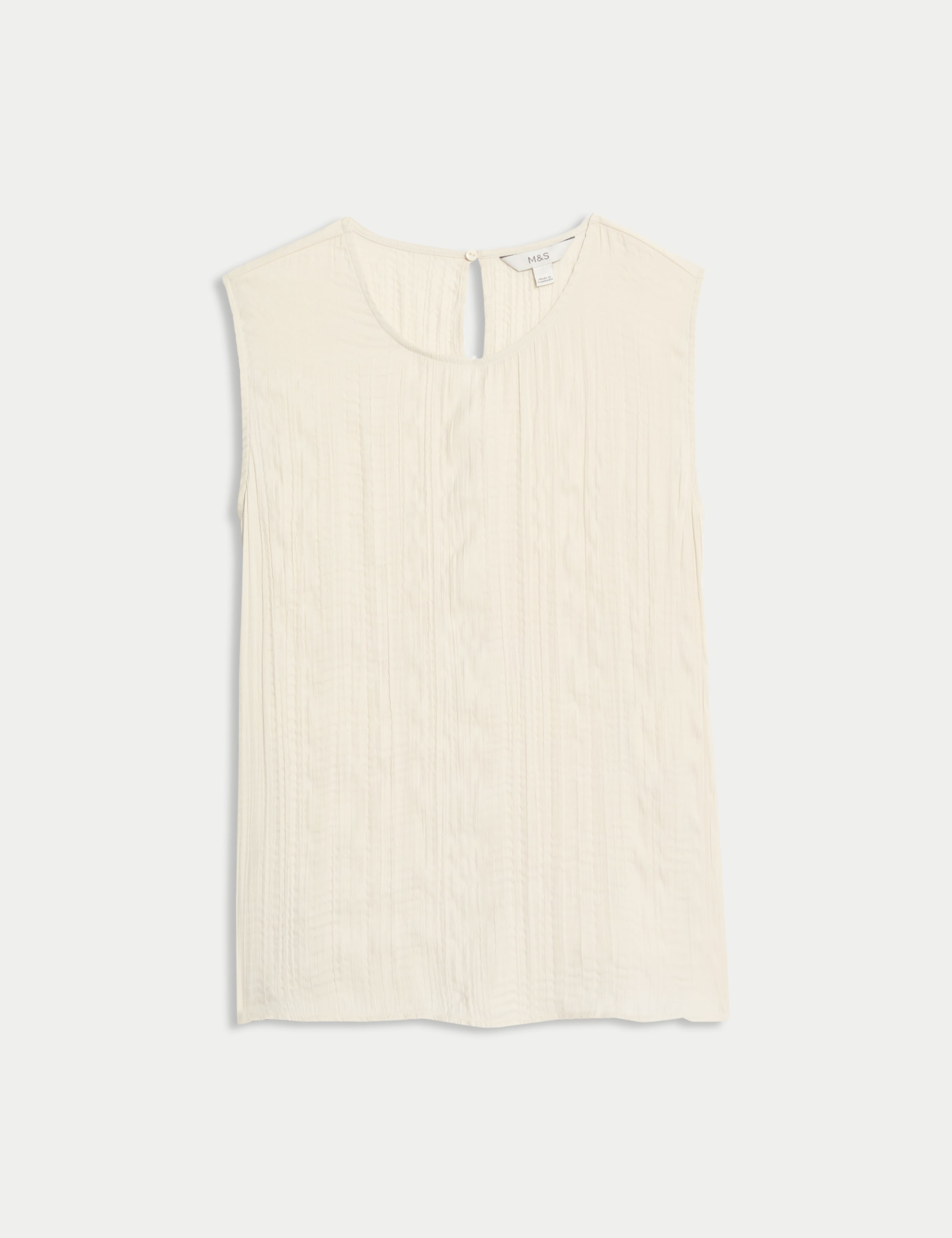 Plisse Round Neck Top 2 of 6