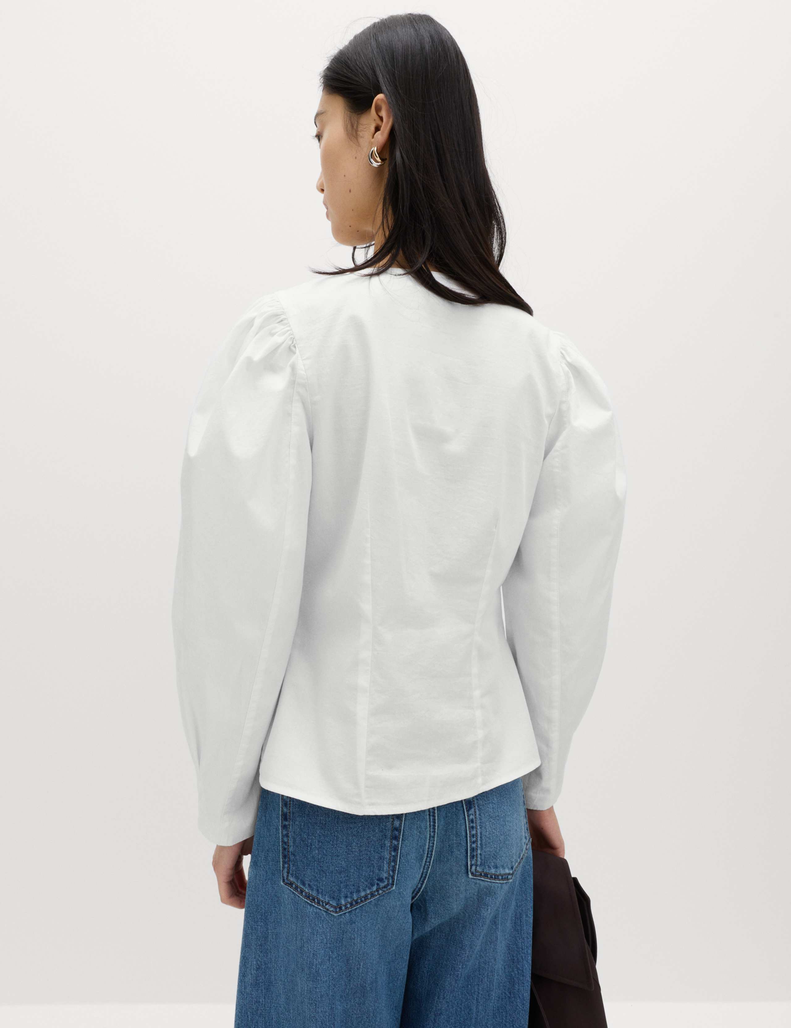 Pure Cotton Printed Button Through Blouse 3 of 4