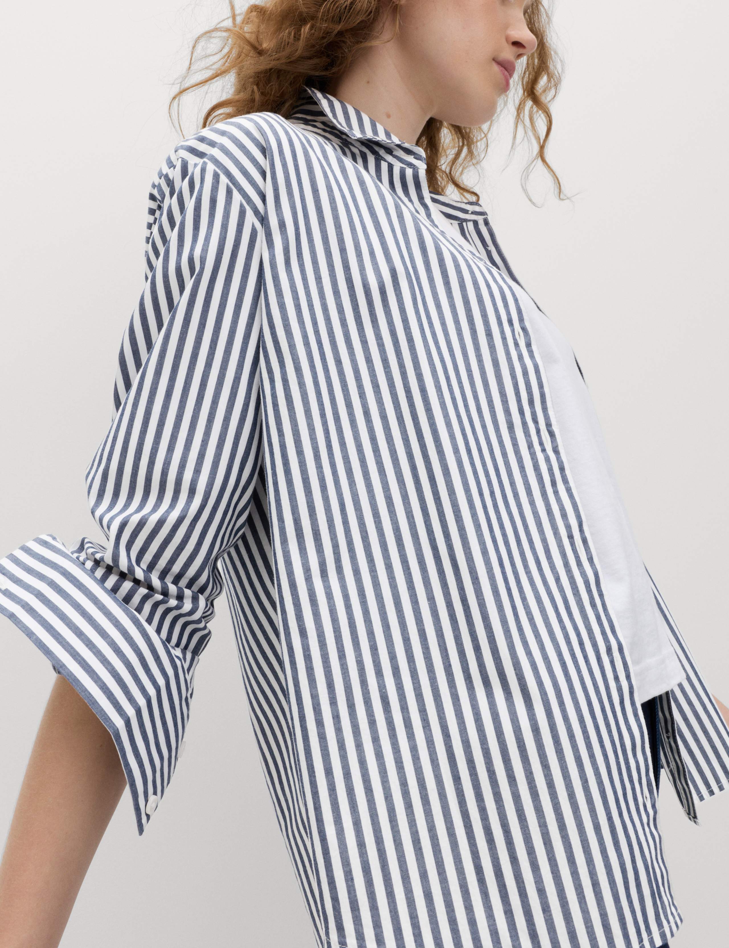 Pure Cotton Striped Collared Shirt 6 of 7