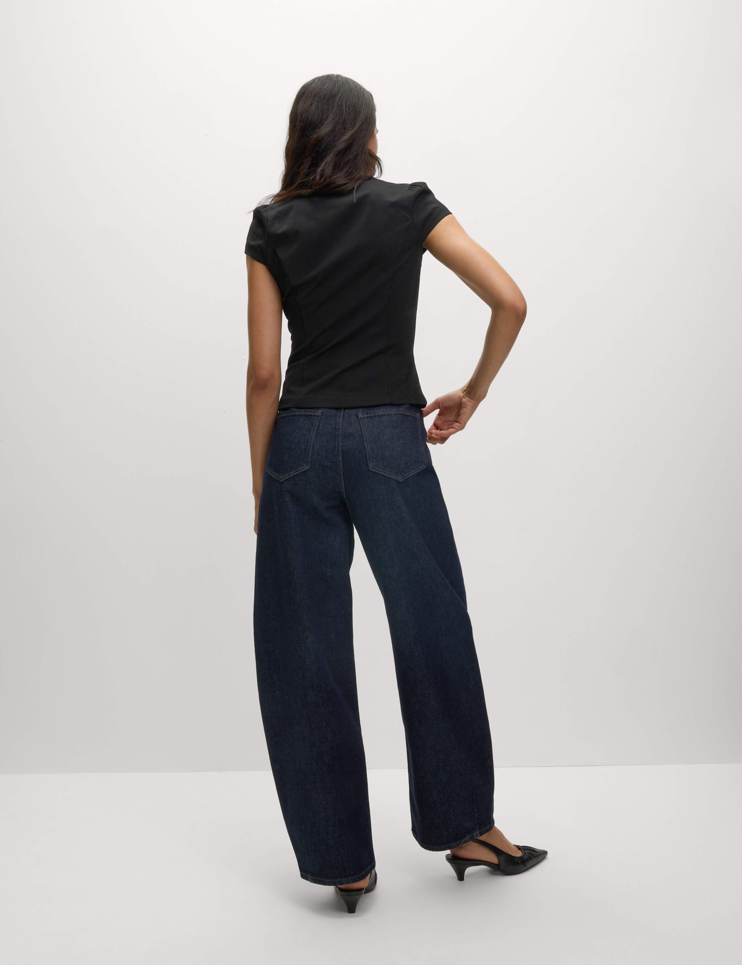 Button Through Cap Sleeve Top 5 of 6