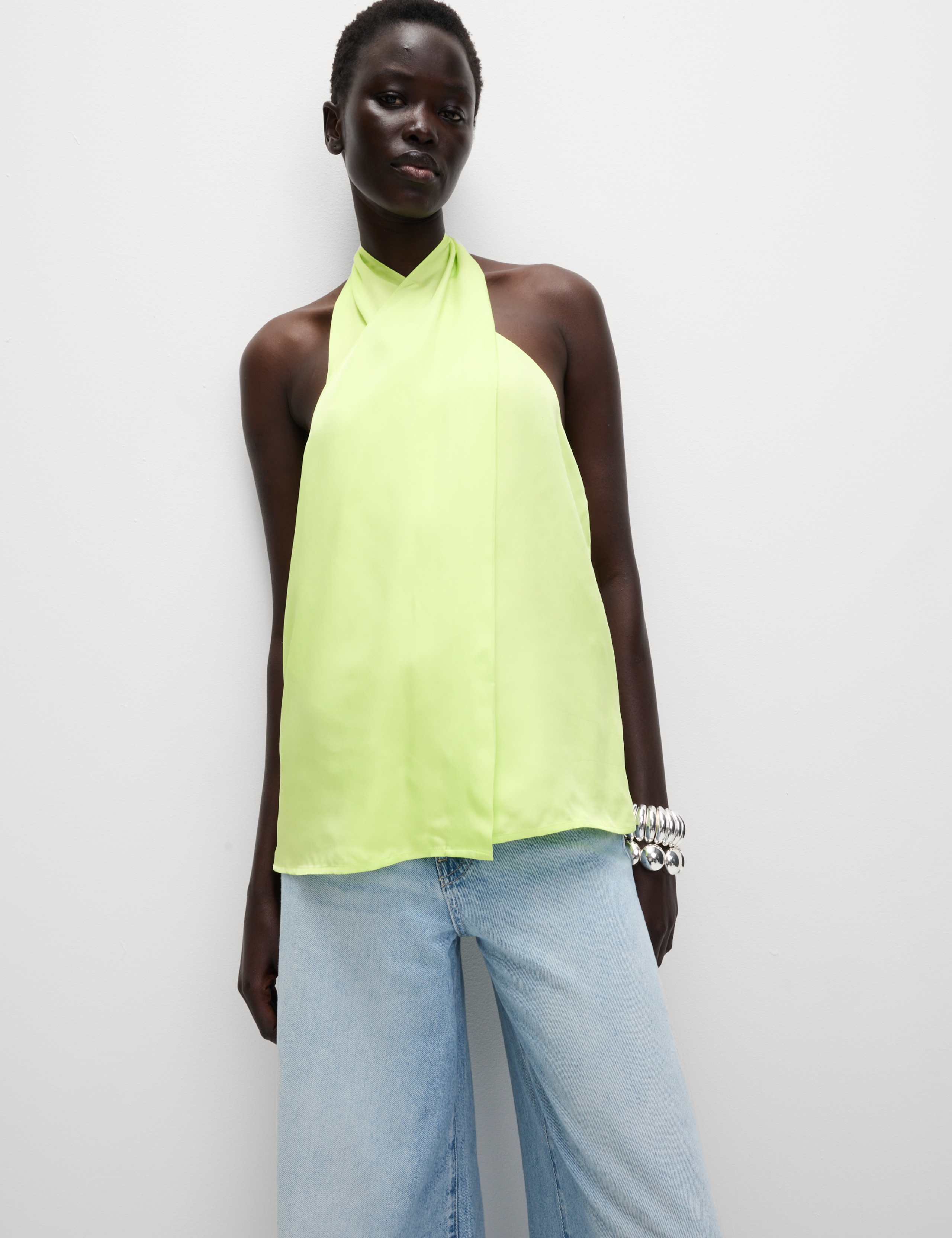 Halter Neck Wrap Top 1 of 6