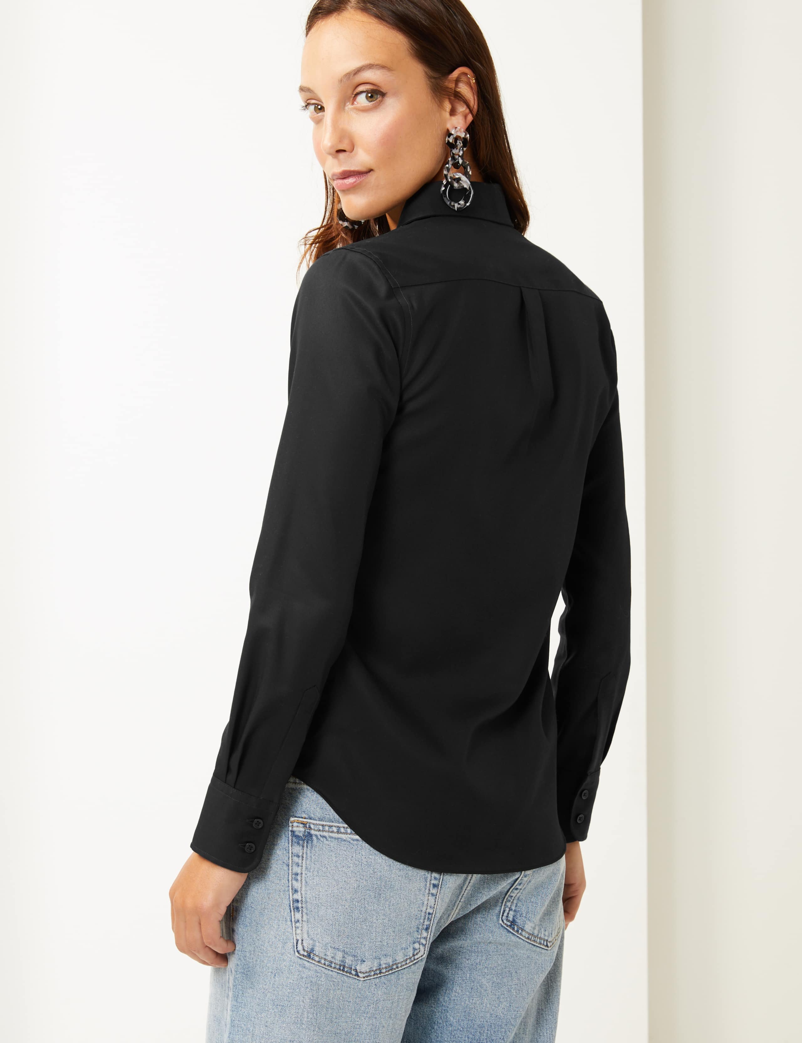 Pure Cotton Non-Iron Long Sleeve Shirt 4 of 5