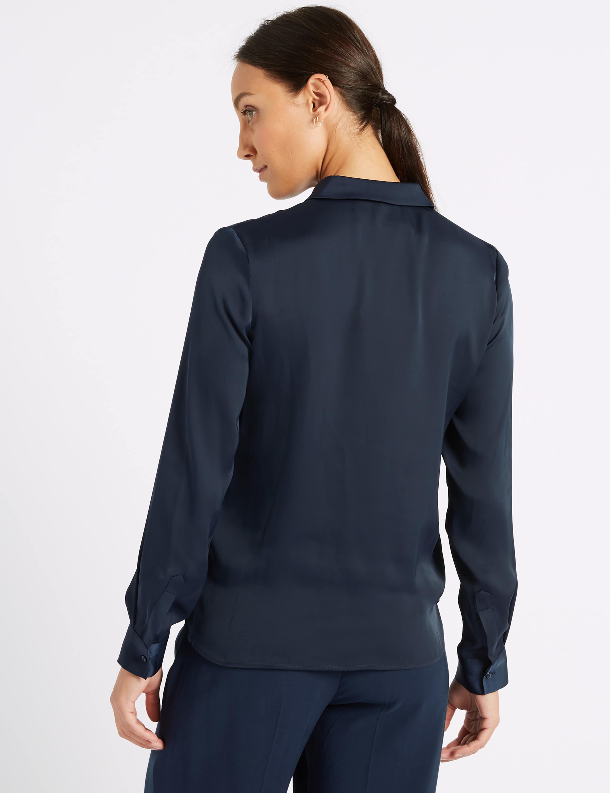 Satin Long Sleeve Shirt 5 of 5