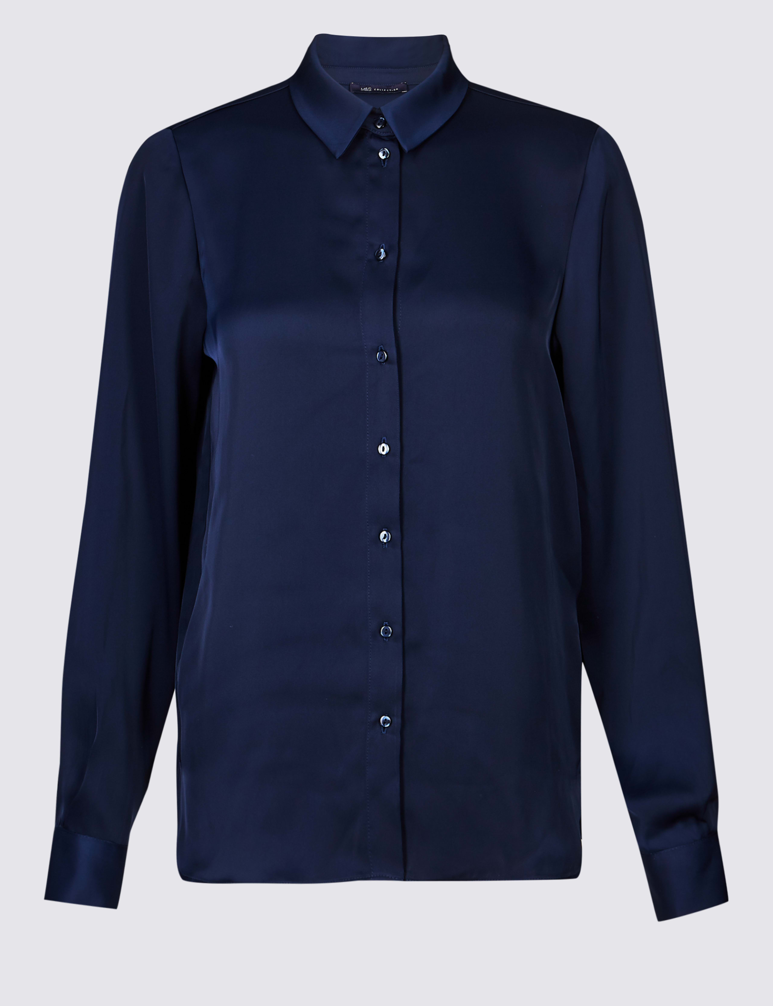 Satin Long Sleeve Shirt 2 of 5
