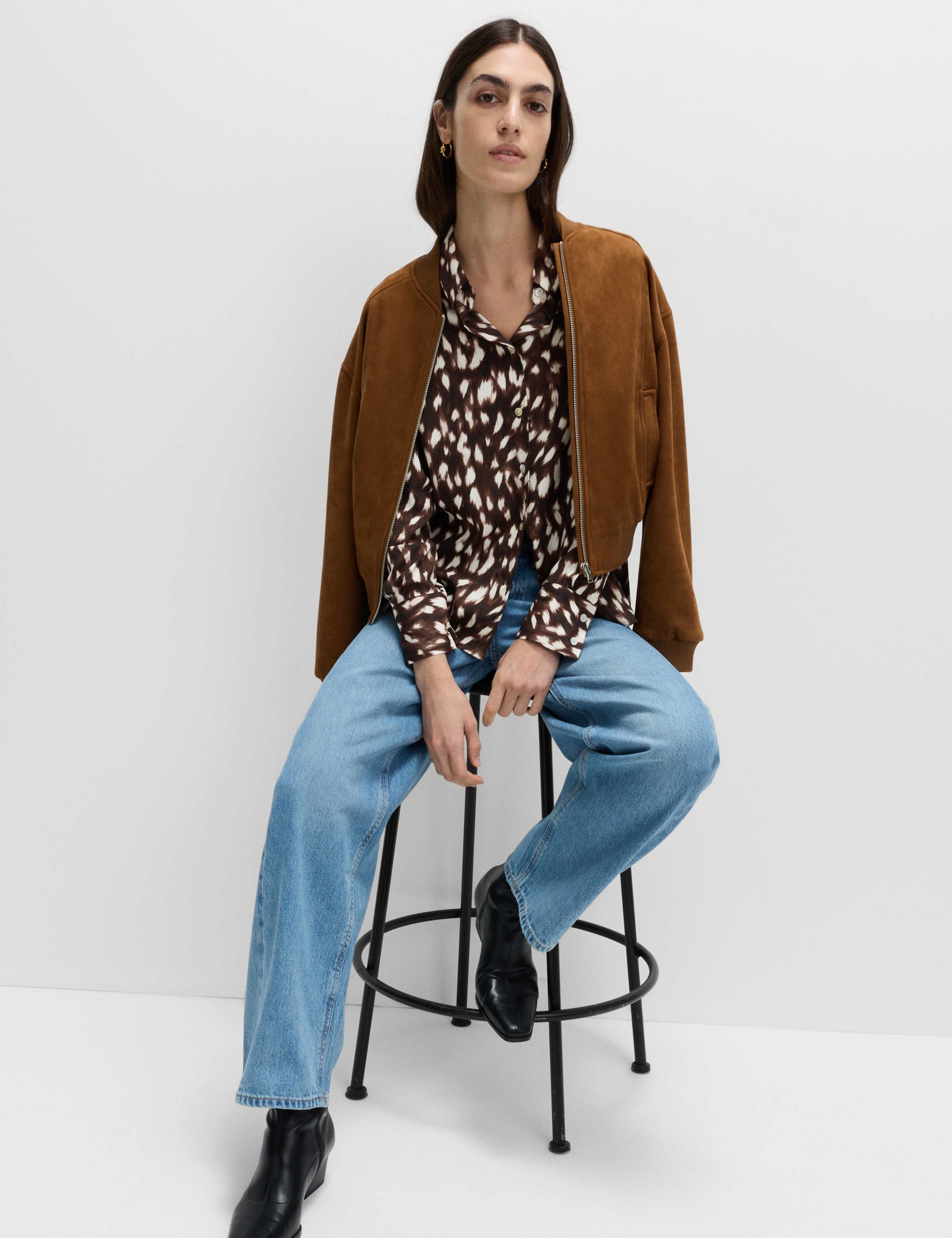Animal Print Collared Shirt 3 of 6