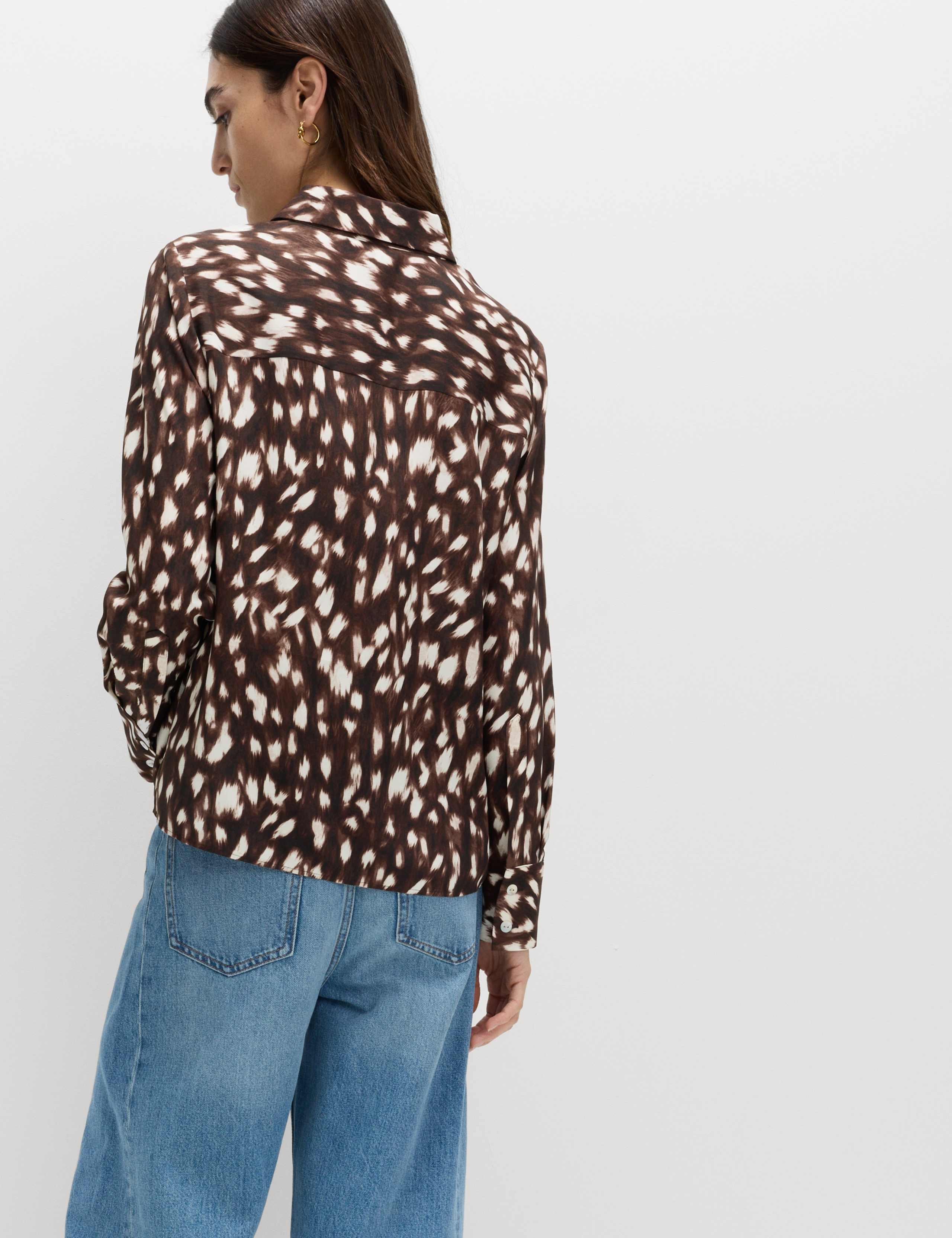 Animal Print Collared Shirt 4 of 6