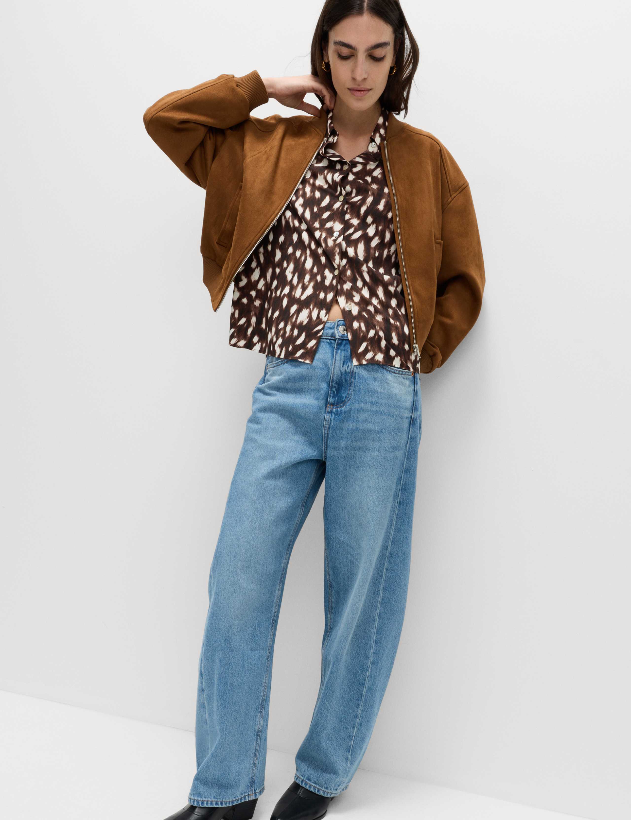 Animal Print Collared Shirt 6 of 6
