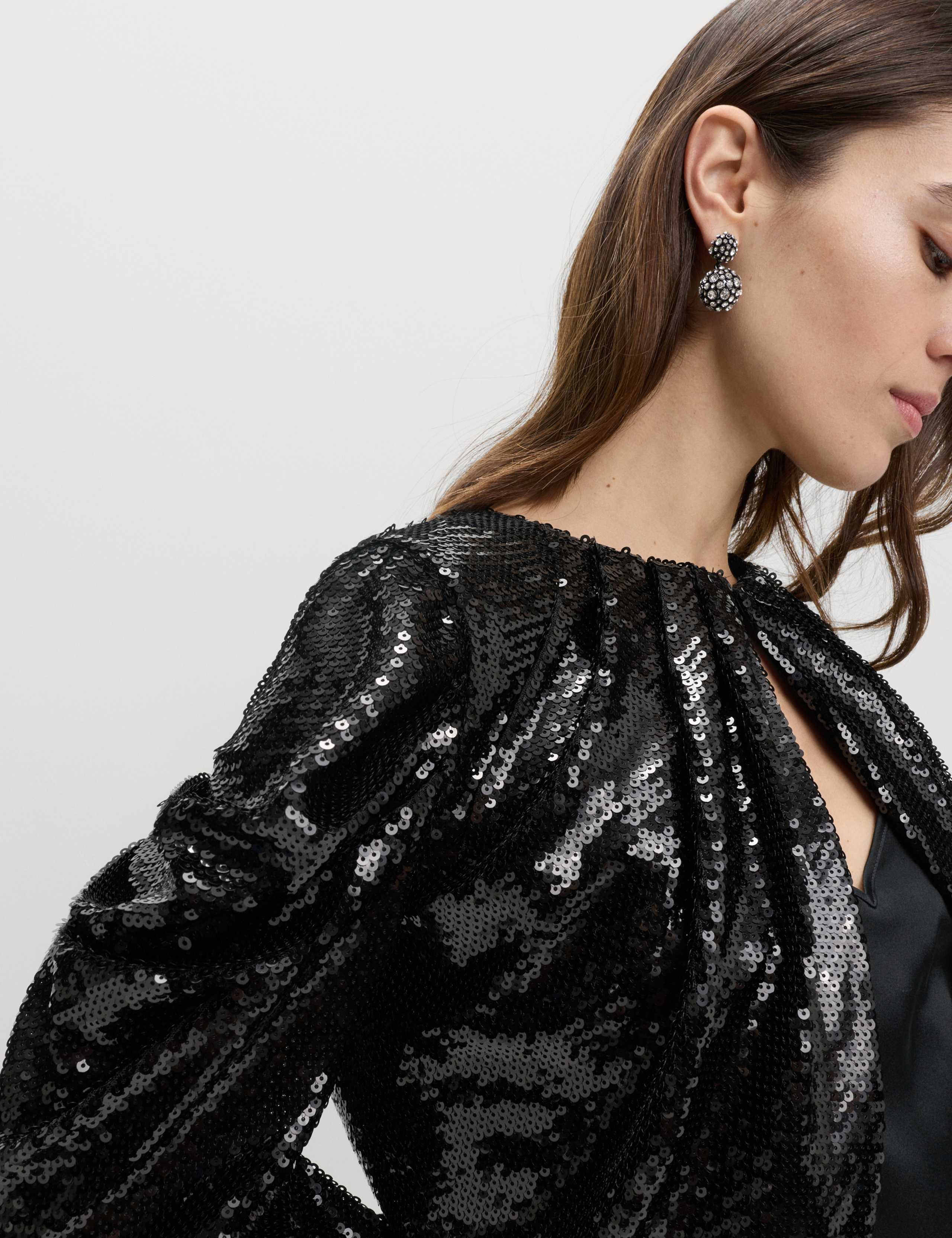 Sequin Shrug Top 1 of 5