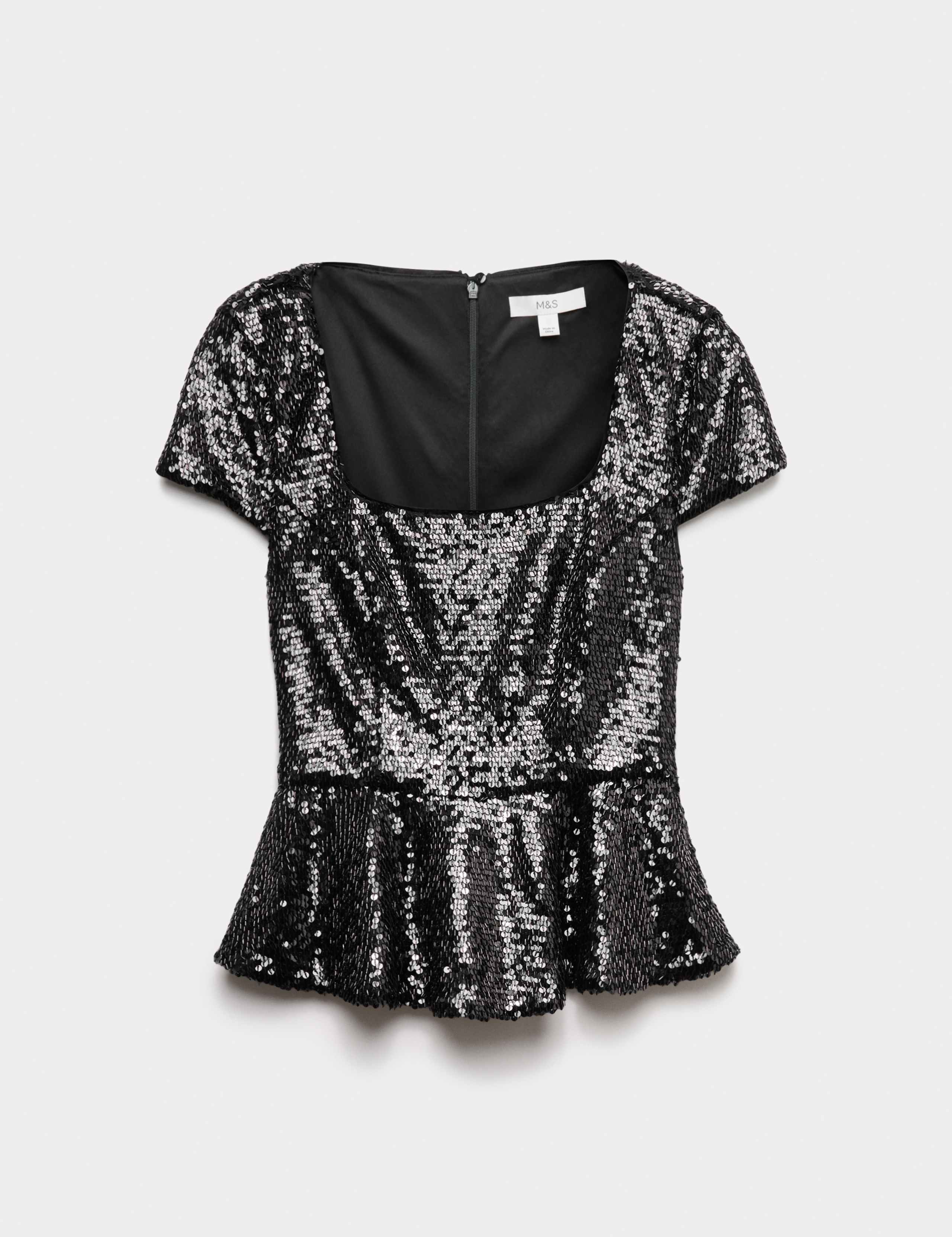 Sequin Fitted Top 2 of 6
