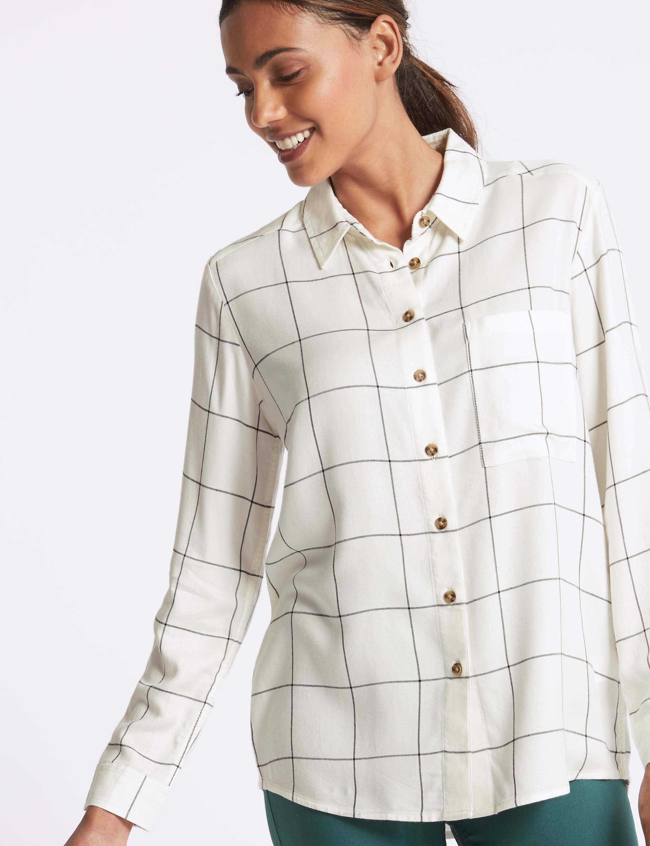 Checked Long Sleeve Shirt 3 of 4