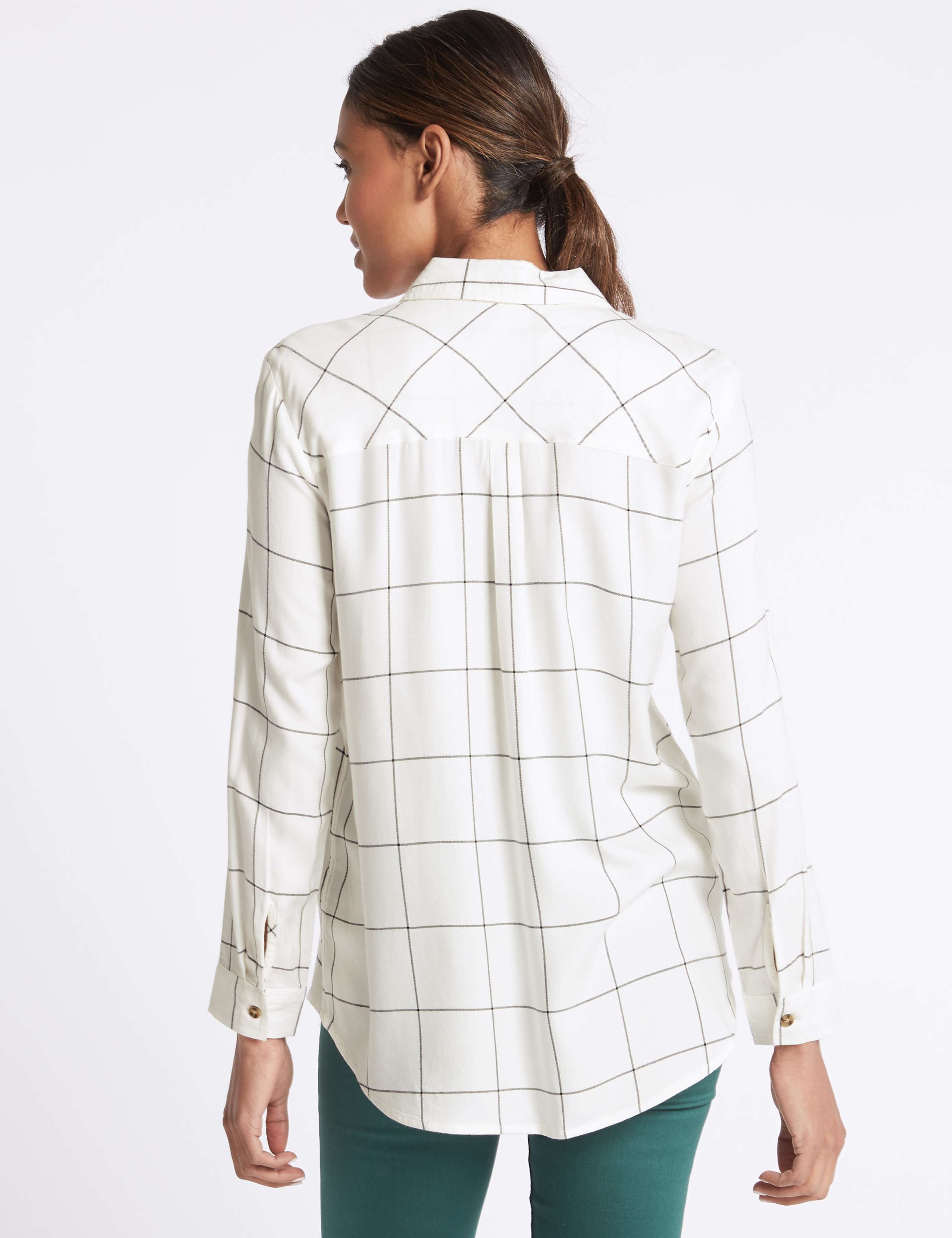 Checked Long Sleeve Shirt 4 of 4