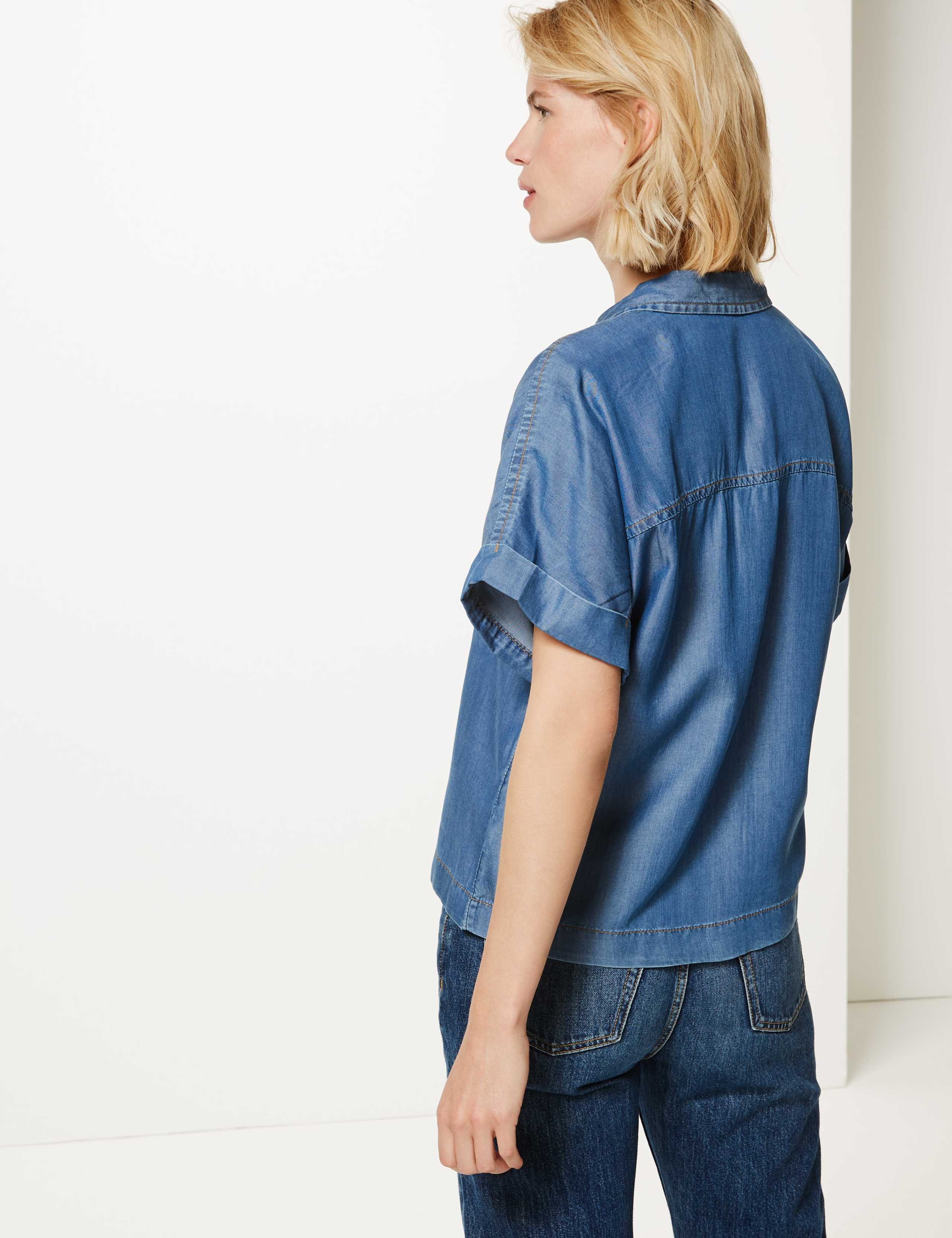 Button Detailed Patch Pocket Shirt 4 of 4