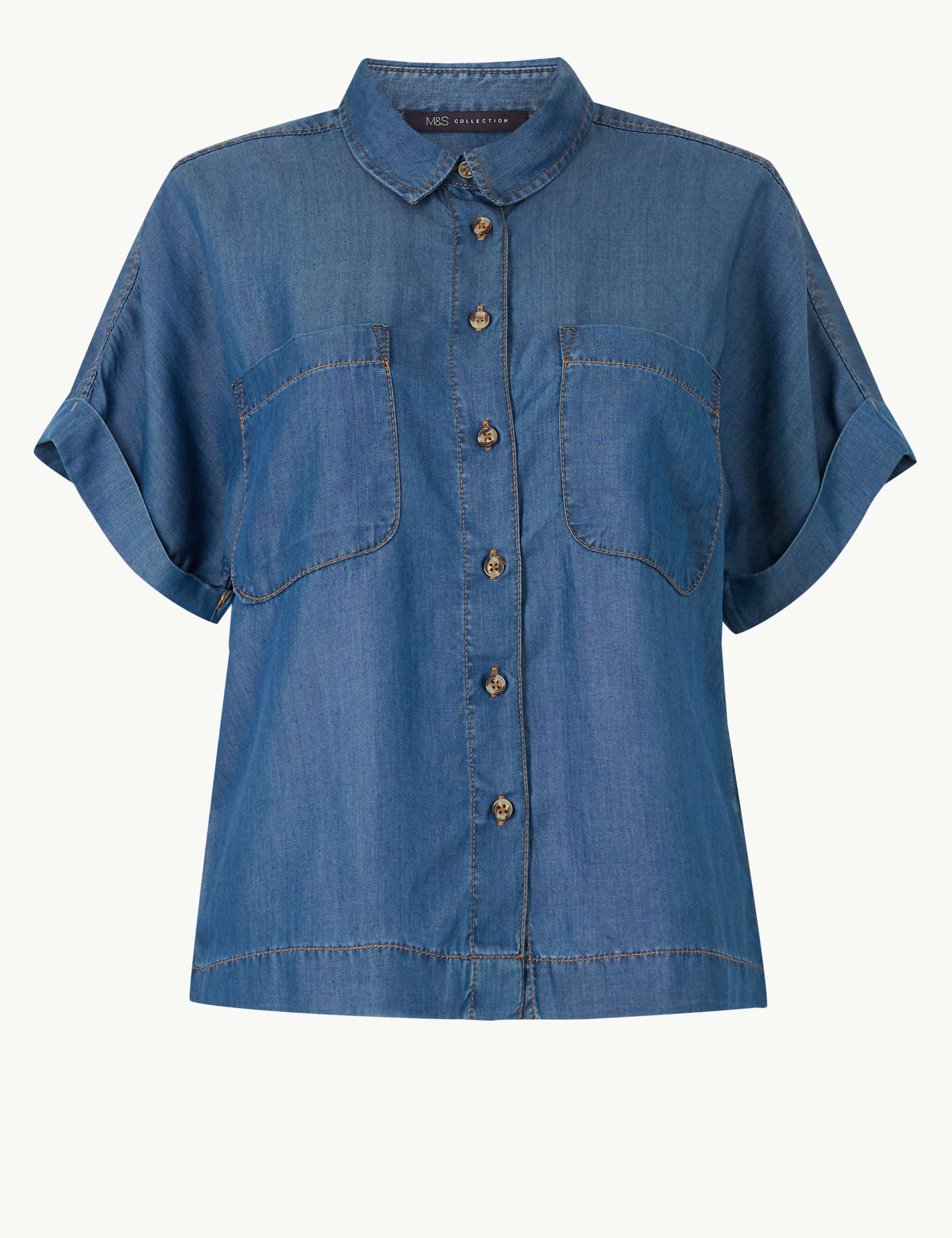 Button Detailed Patch Pocket Shirt 2 of 4
