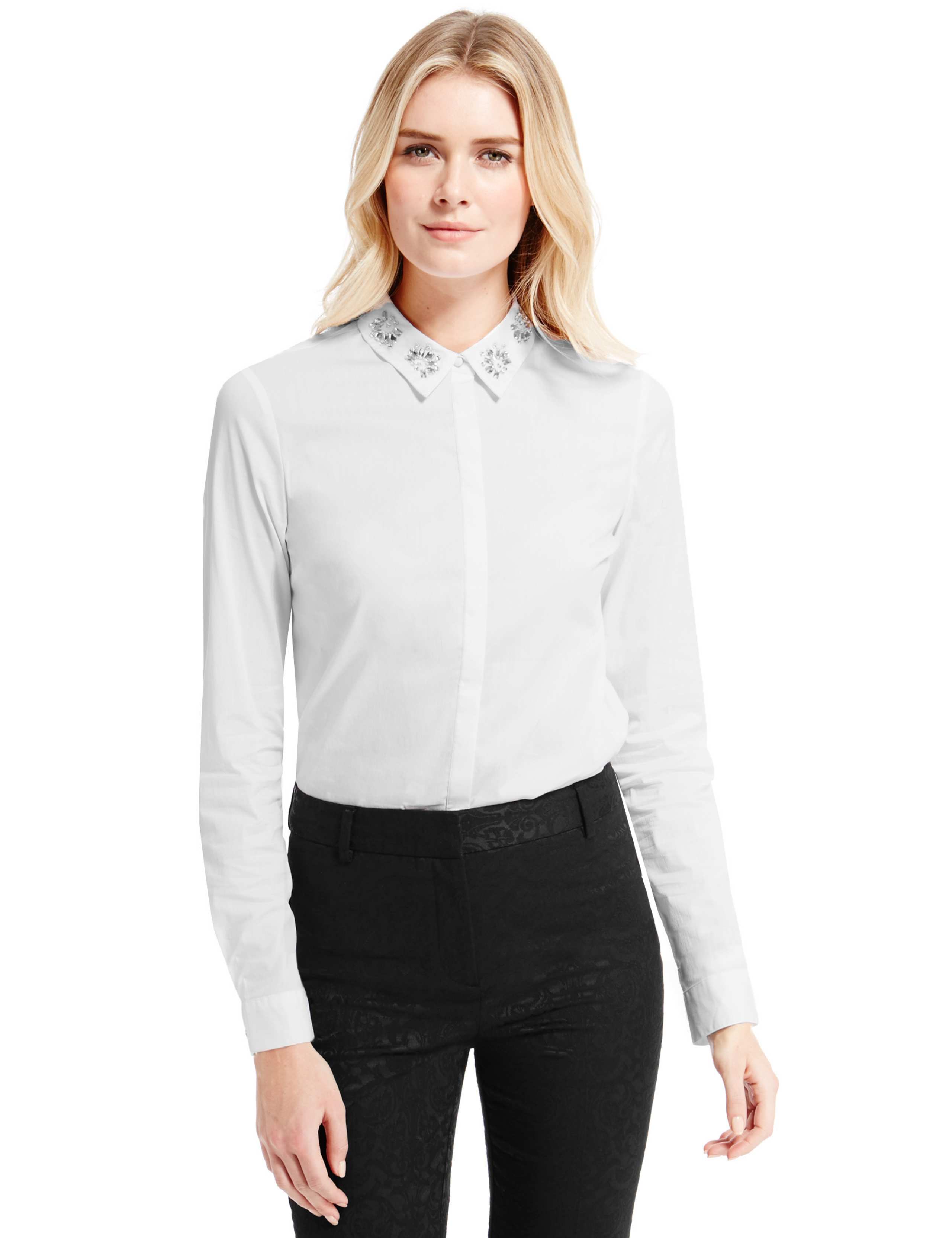 Embellished Collar Shirt 1 of 3