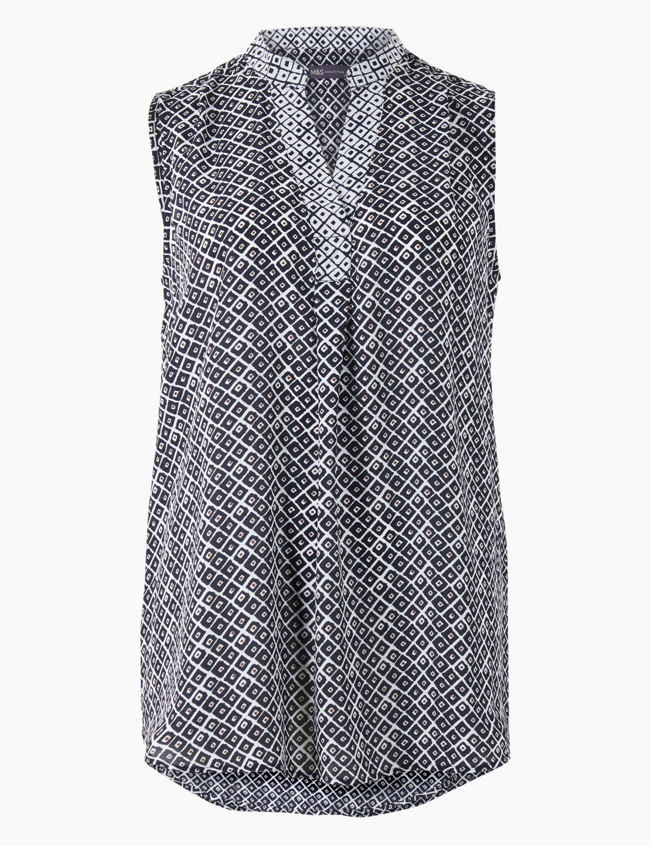 Printed Shell Top 2 of 4