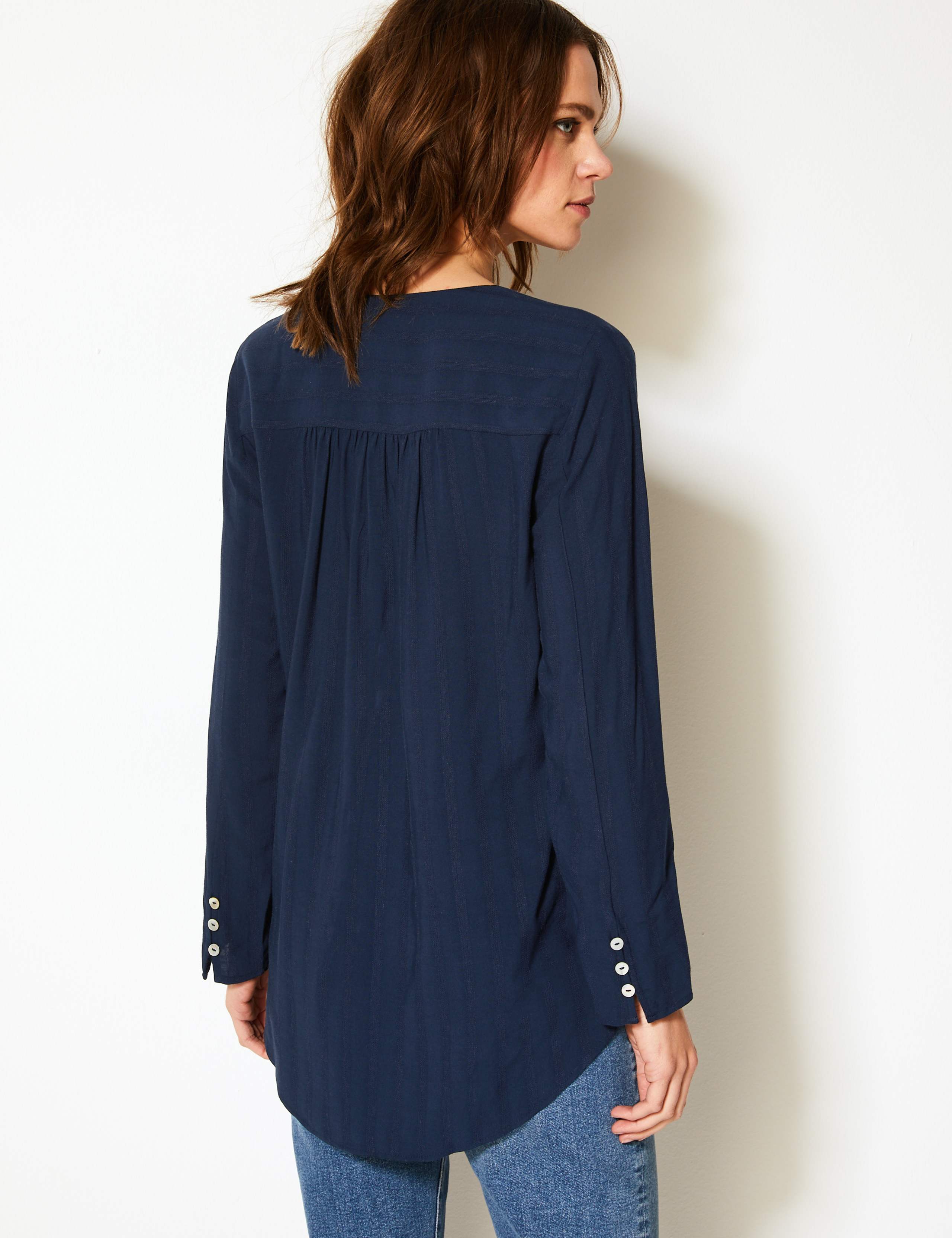 Button Detailed Longline Tunic 4 of 4