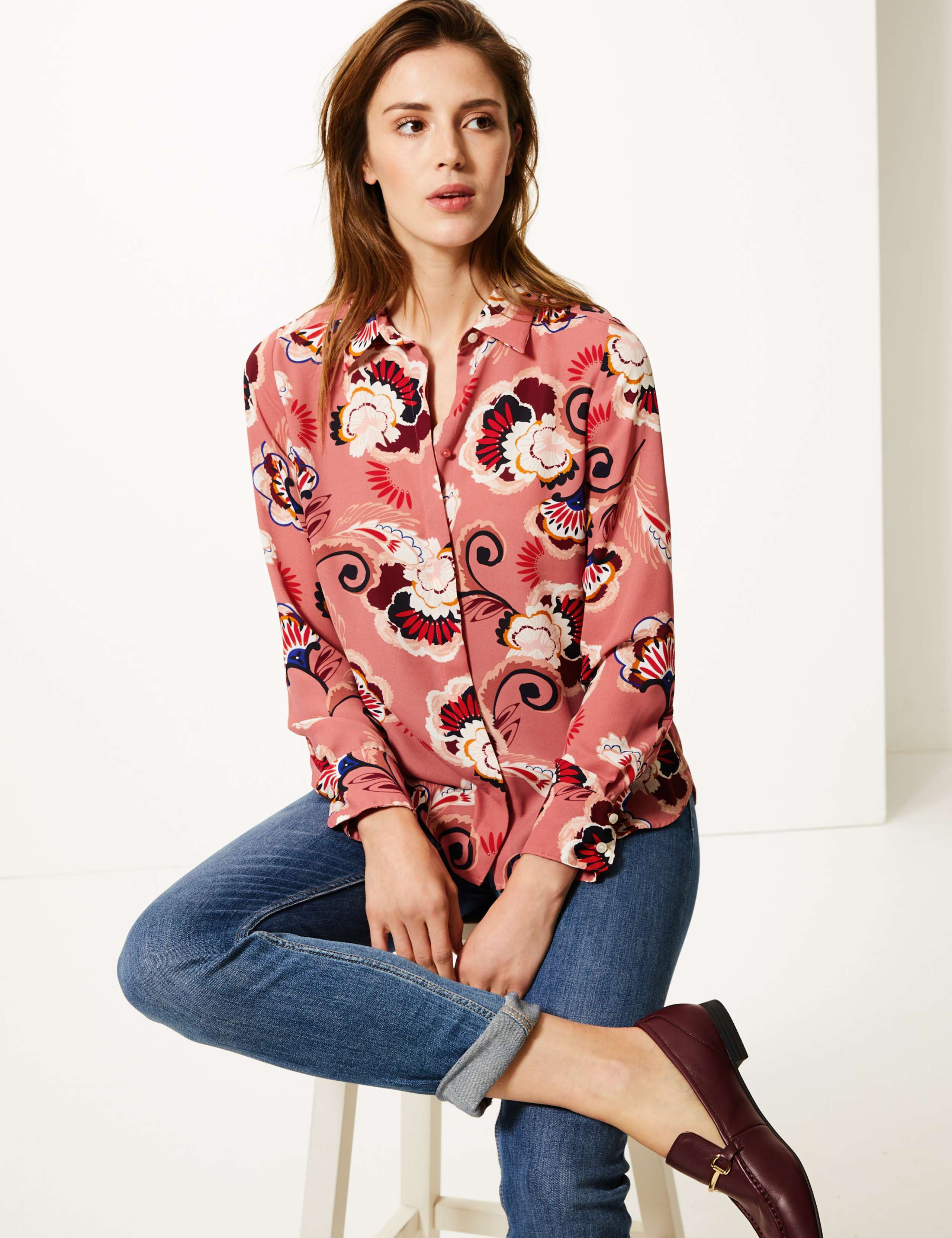 Printed Button Detailed Shirt 1 of 4