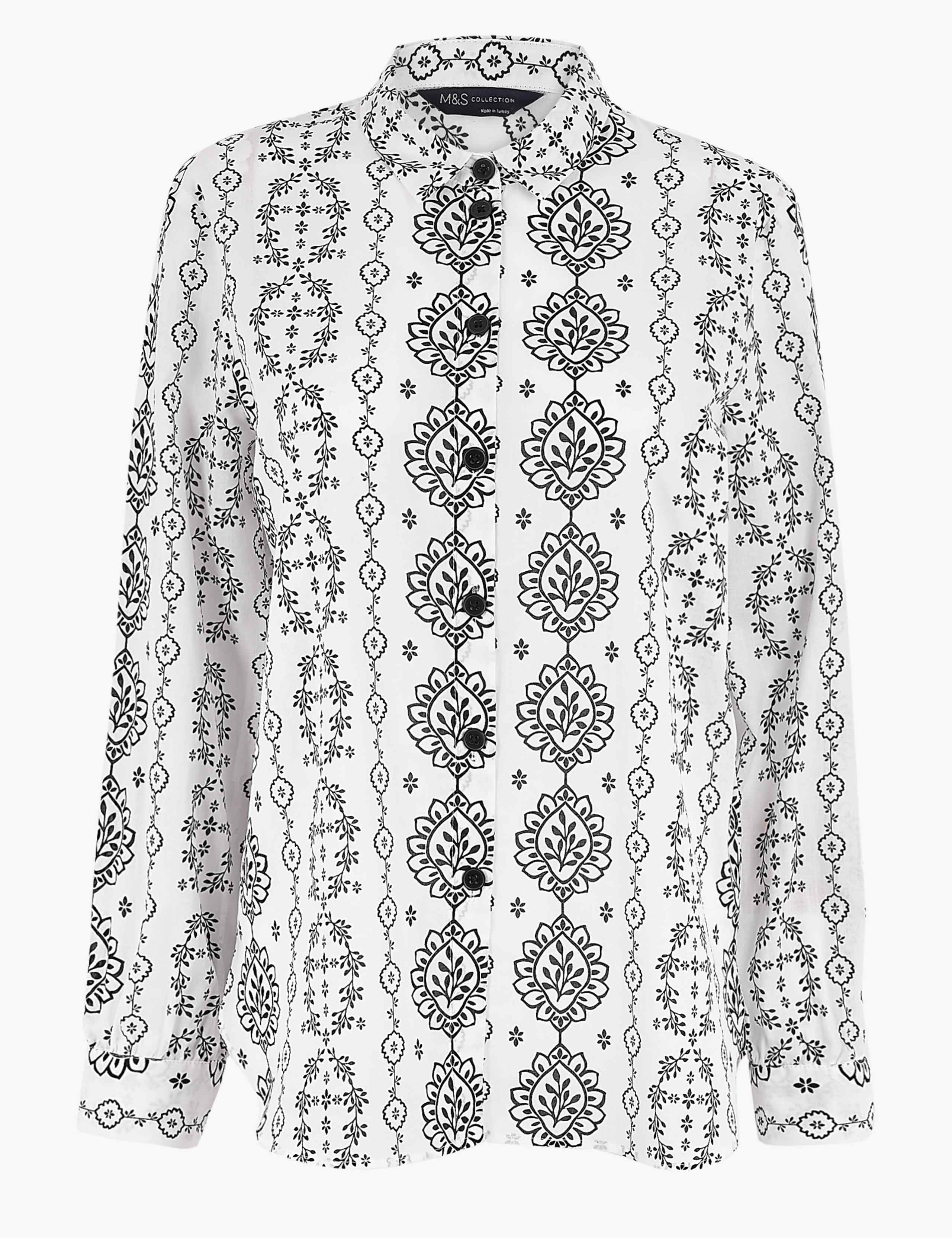 Pure Cotton Printed Utility Shirt 2 of 4