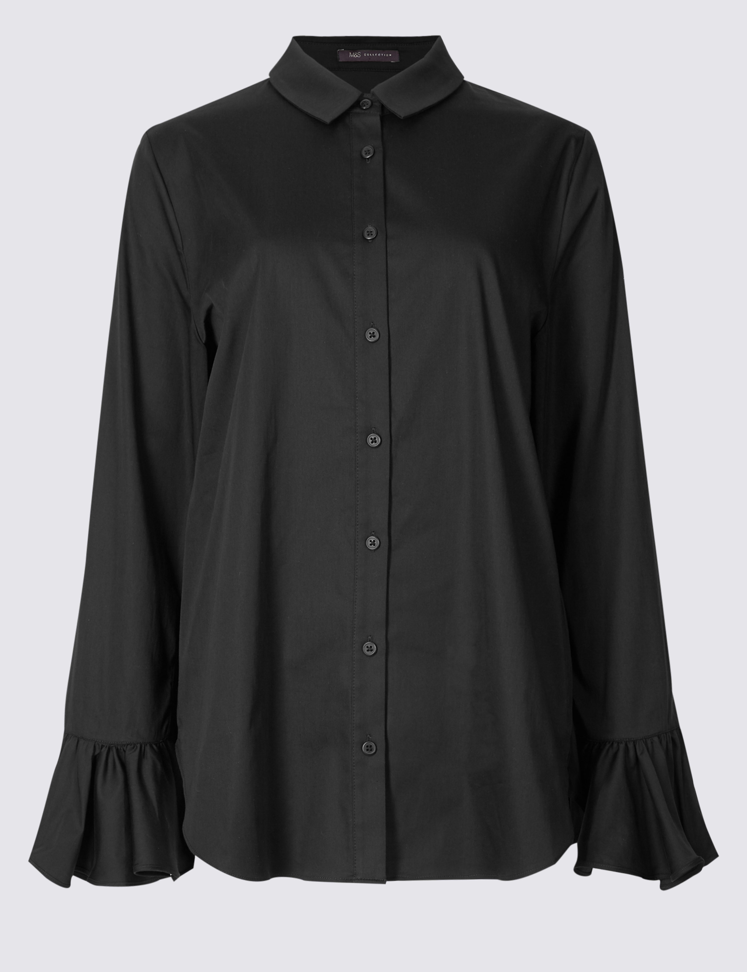 Cotton Rich Frill Cuff Shirt 2 of 5
