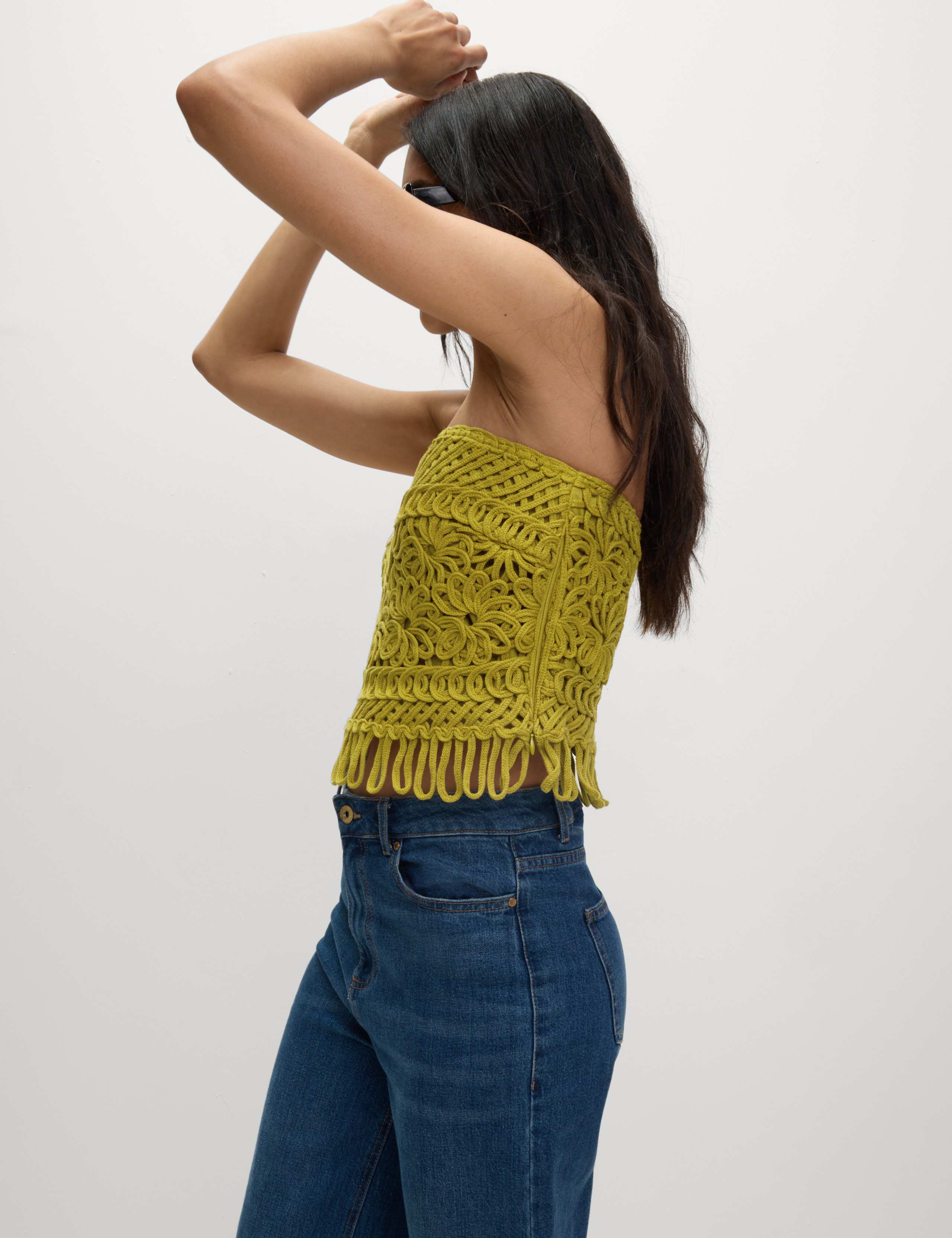 Cotton Rich Broderie Bandeau Top 3 of 7