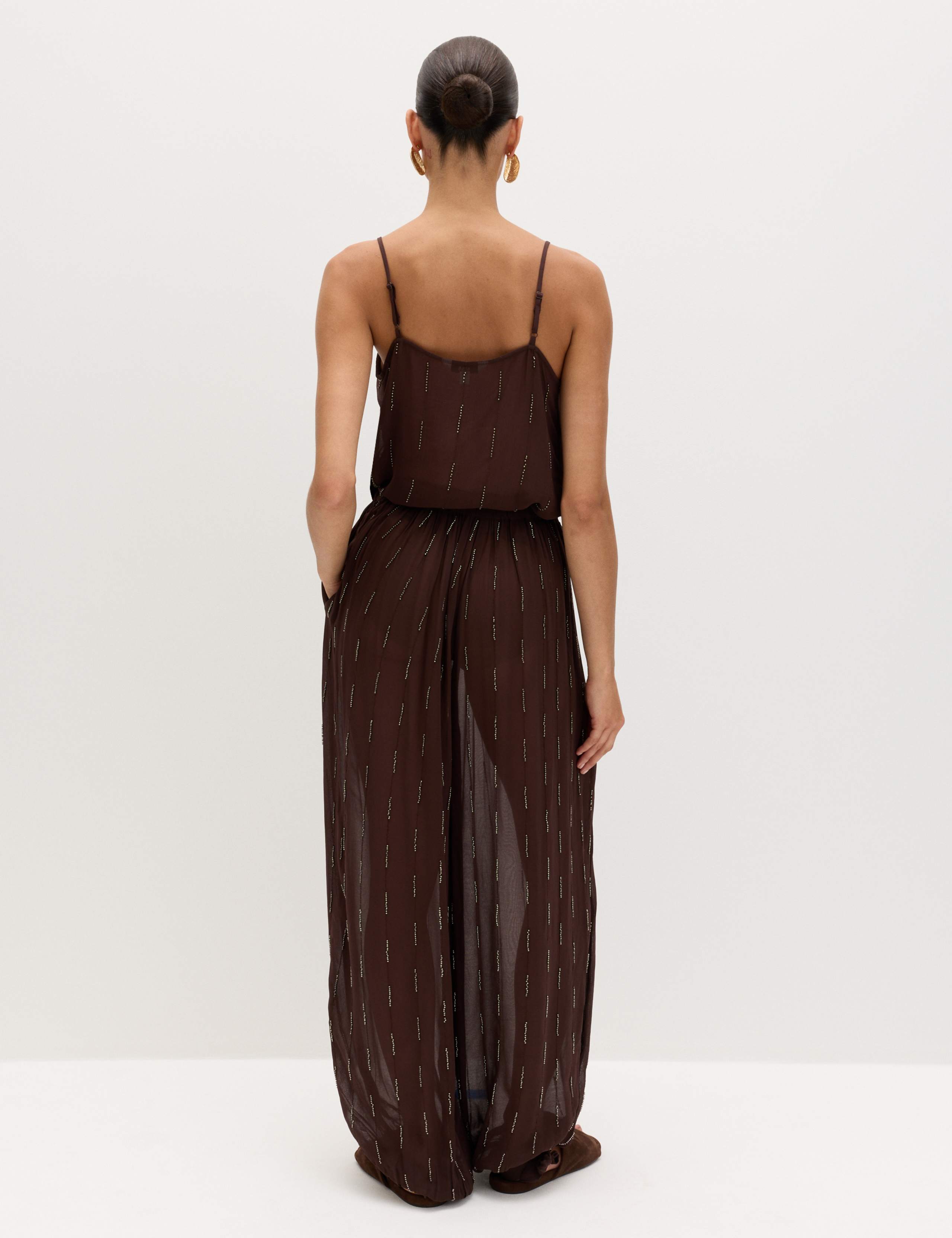 Beaded Embroidered Cami Top 3 of 6