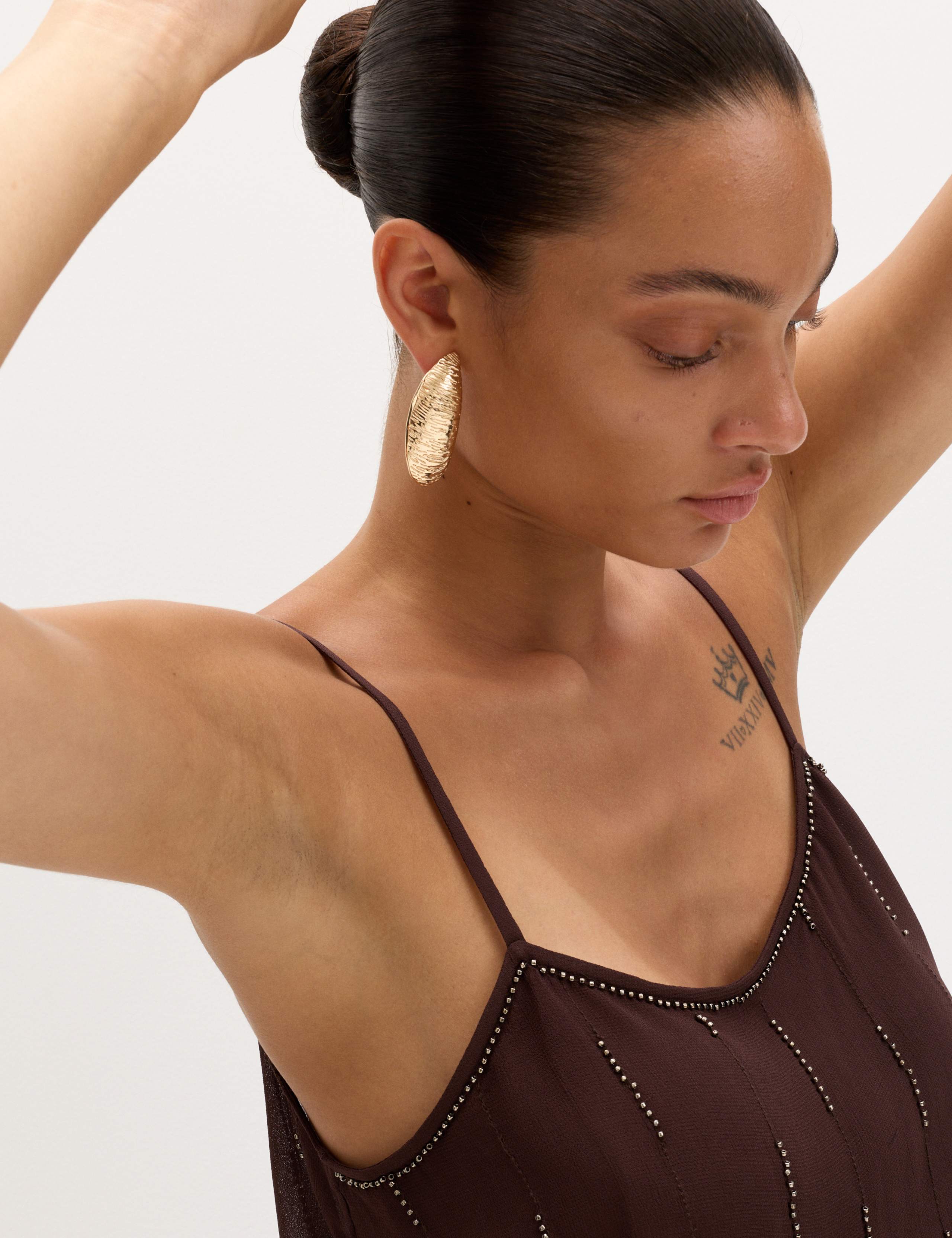 Beaded Embroidered Cami Top 4 of 6