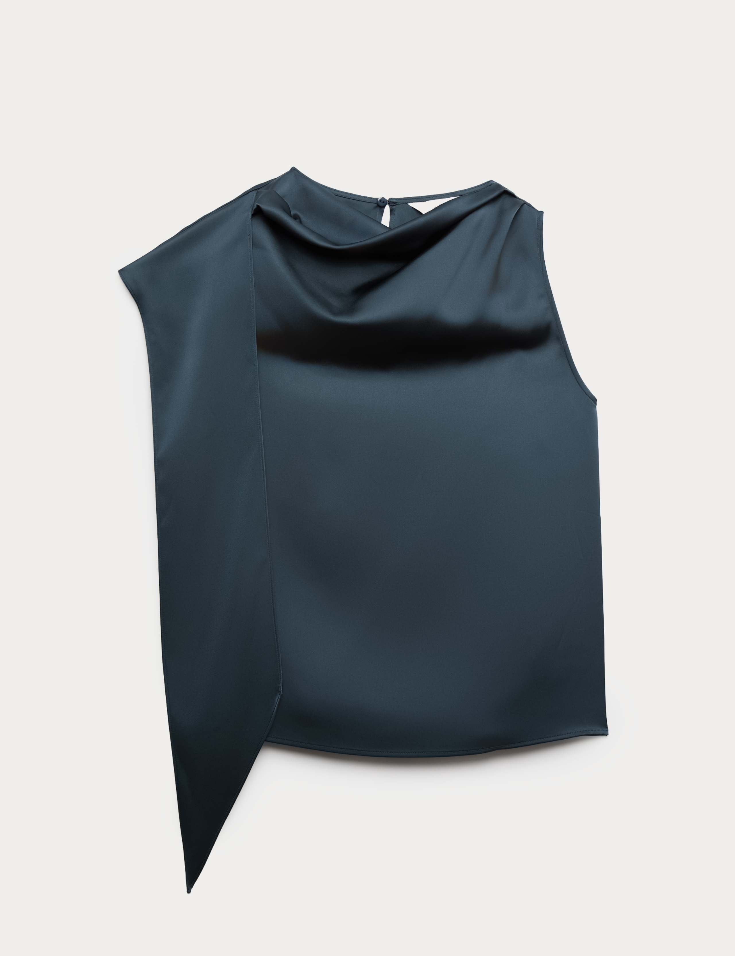 Satin Draped Detail Top 2 of 7