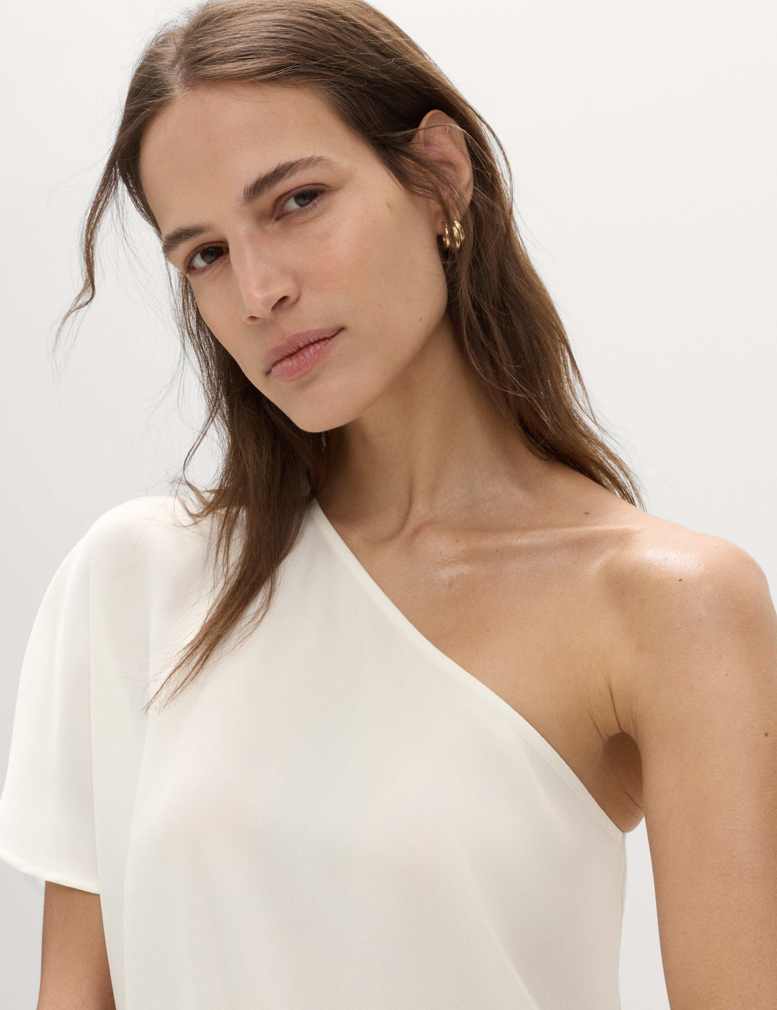 One Shoulder Asymmetric Longline Top 3 of 6