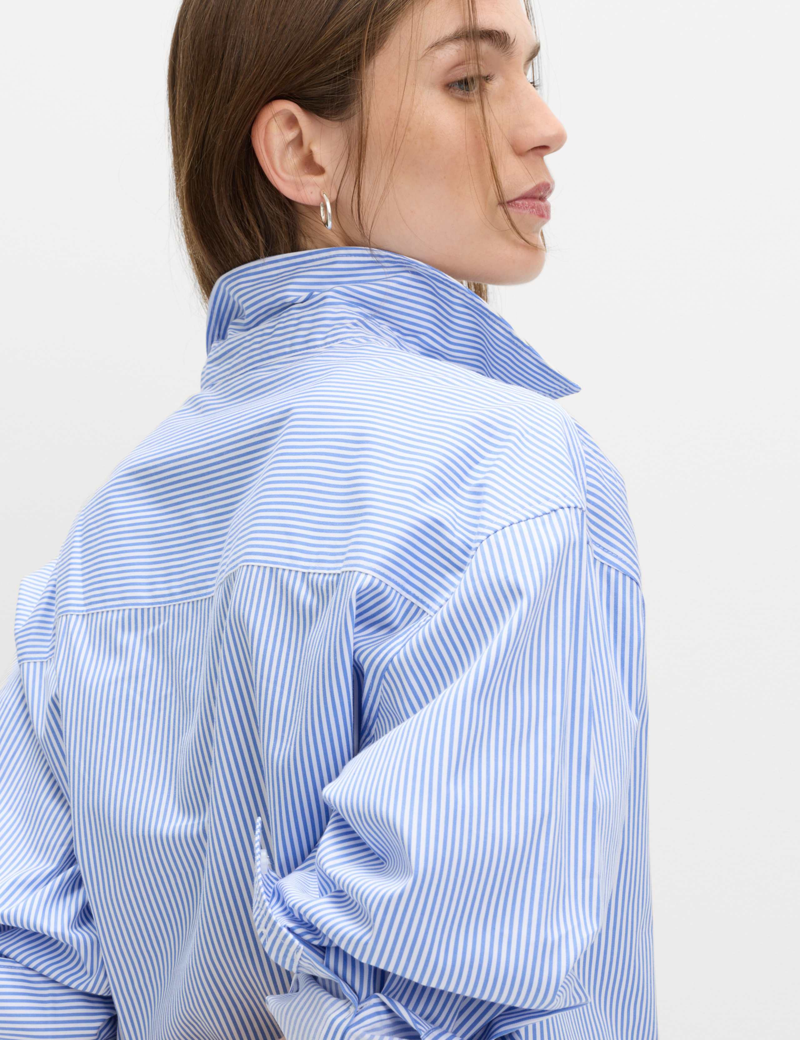 Pure Cotton Striped Oversized Shirt 4 of 6