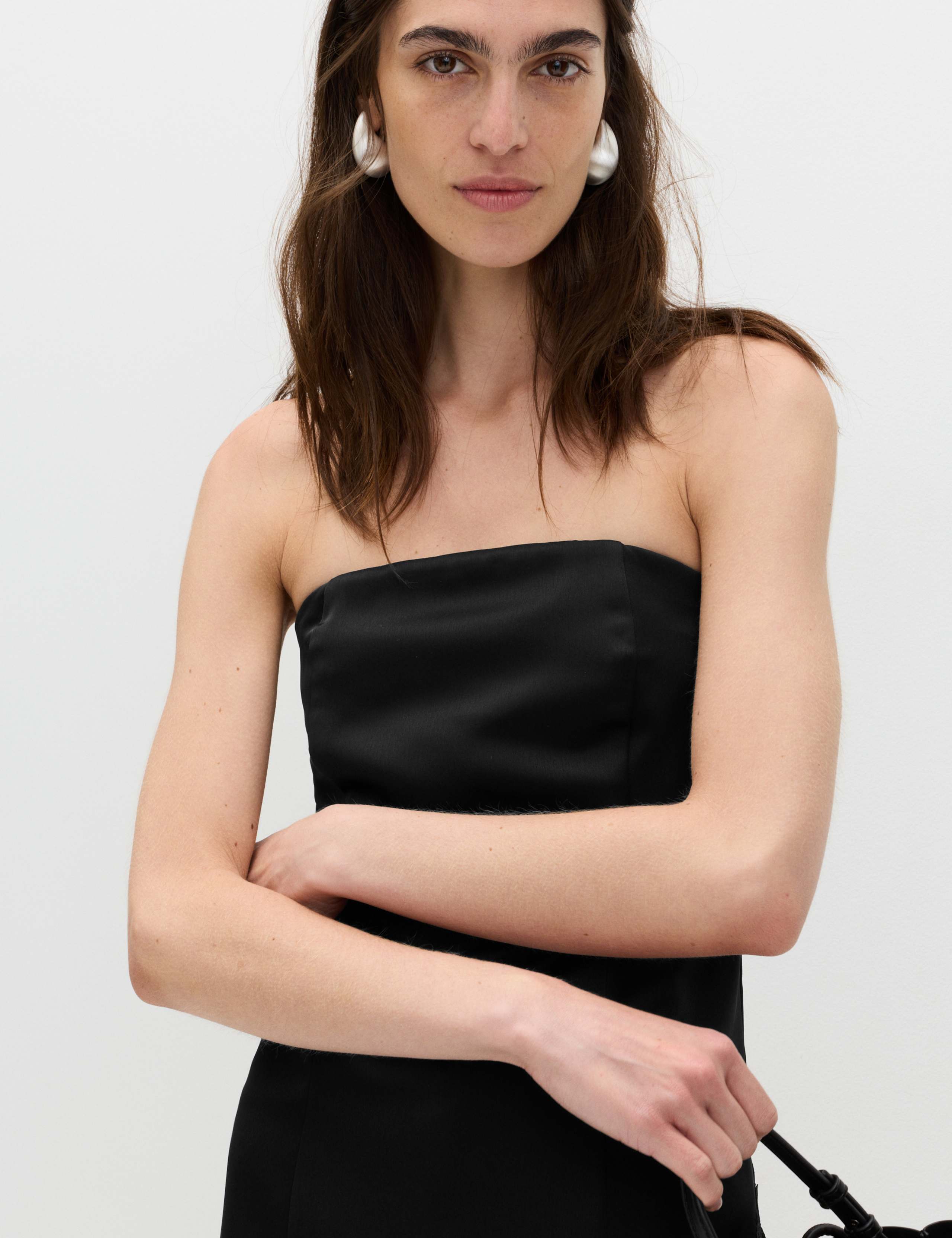 Asymmetric Lace Hem Bandeau Top 5 of 7