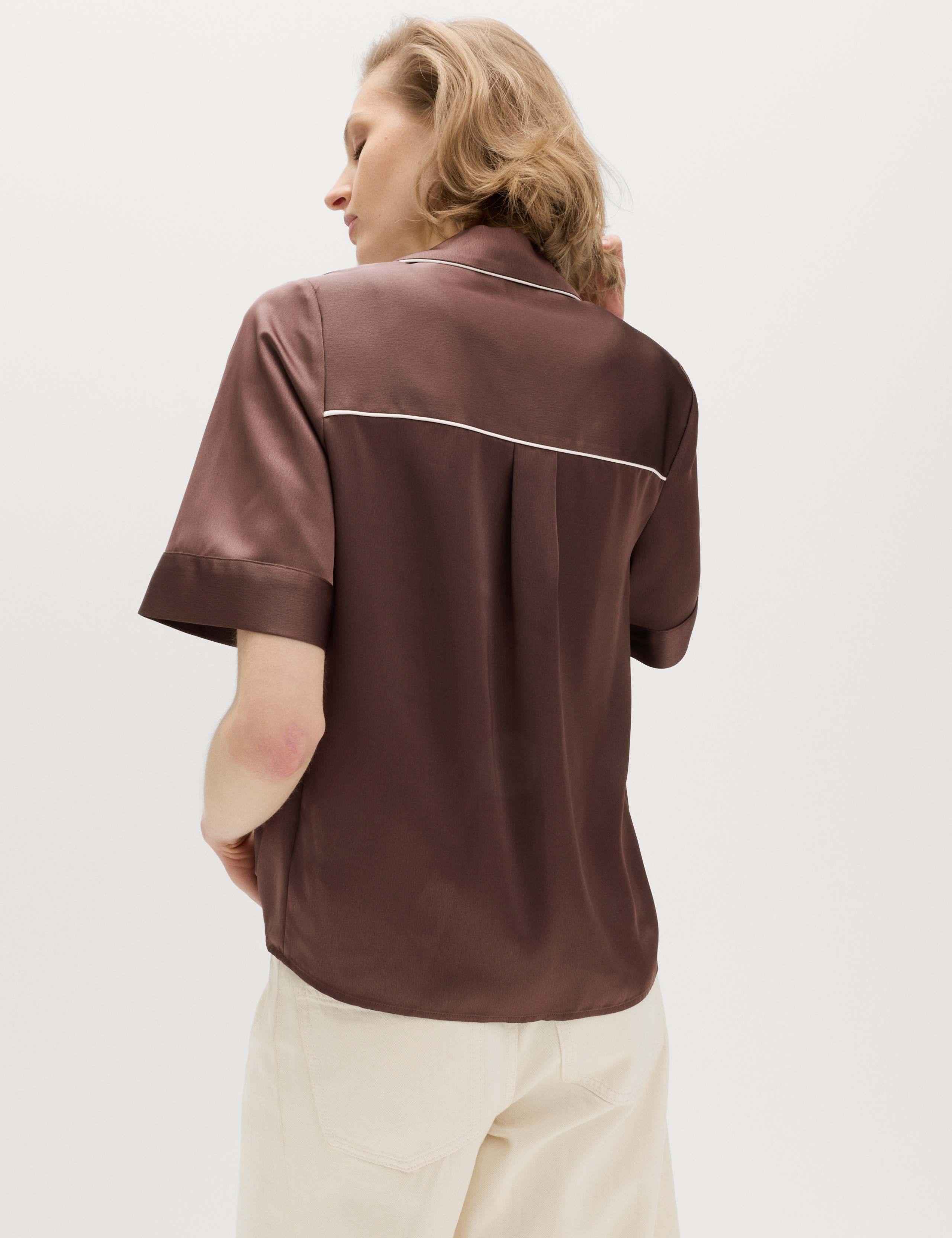 Satin Collared Shirt 4 of 5