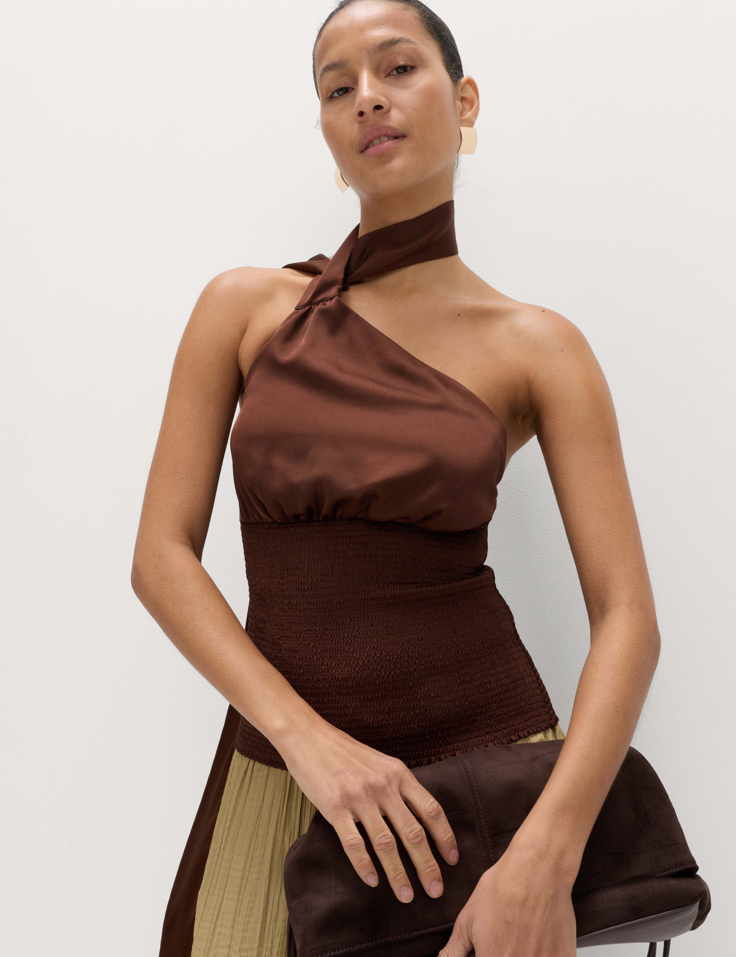 Scarf Neck Detail Top 1 of 6
