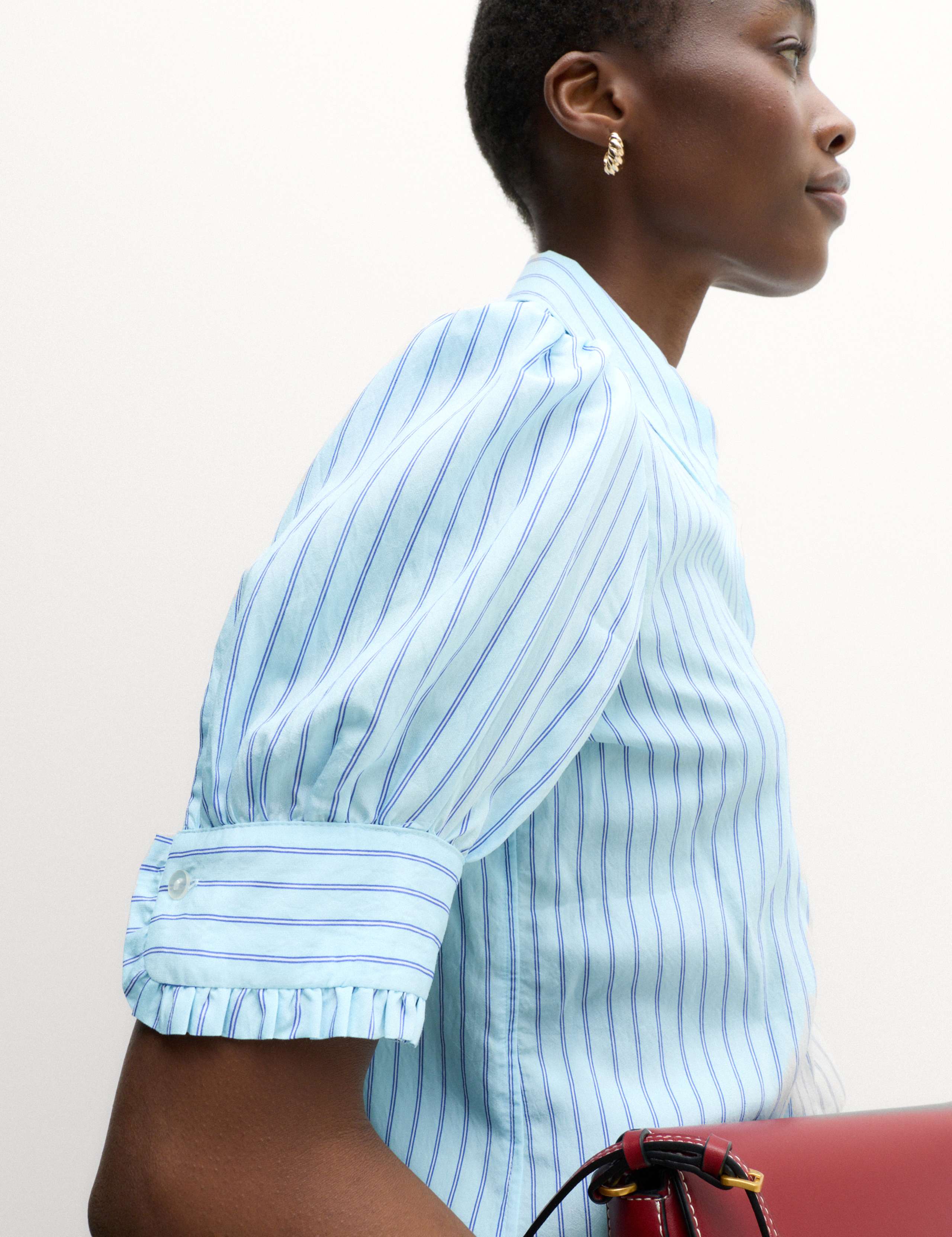 Striped Button Through Shirt 3 of 6