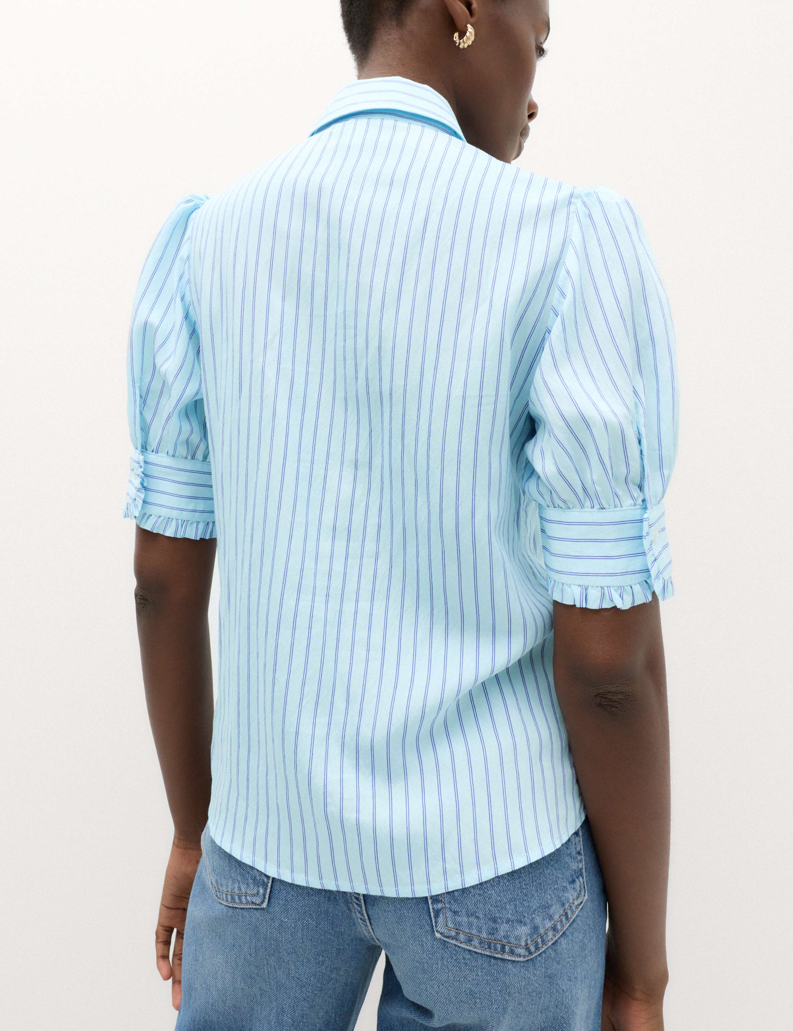 Striped Button Through Shirt 4 of 6