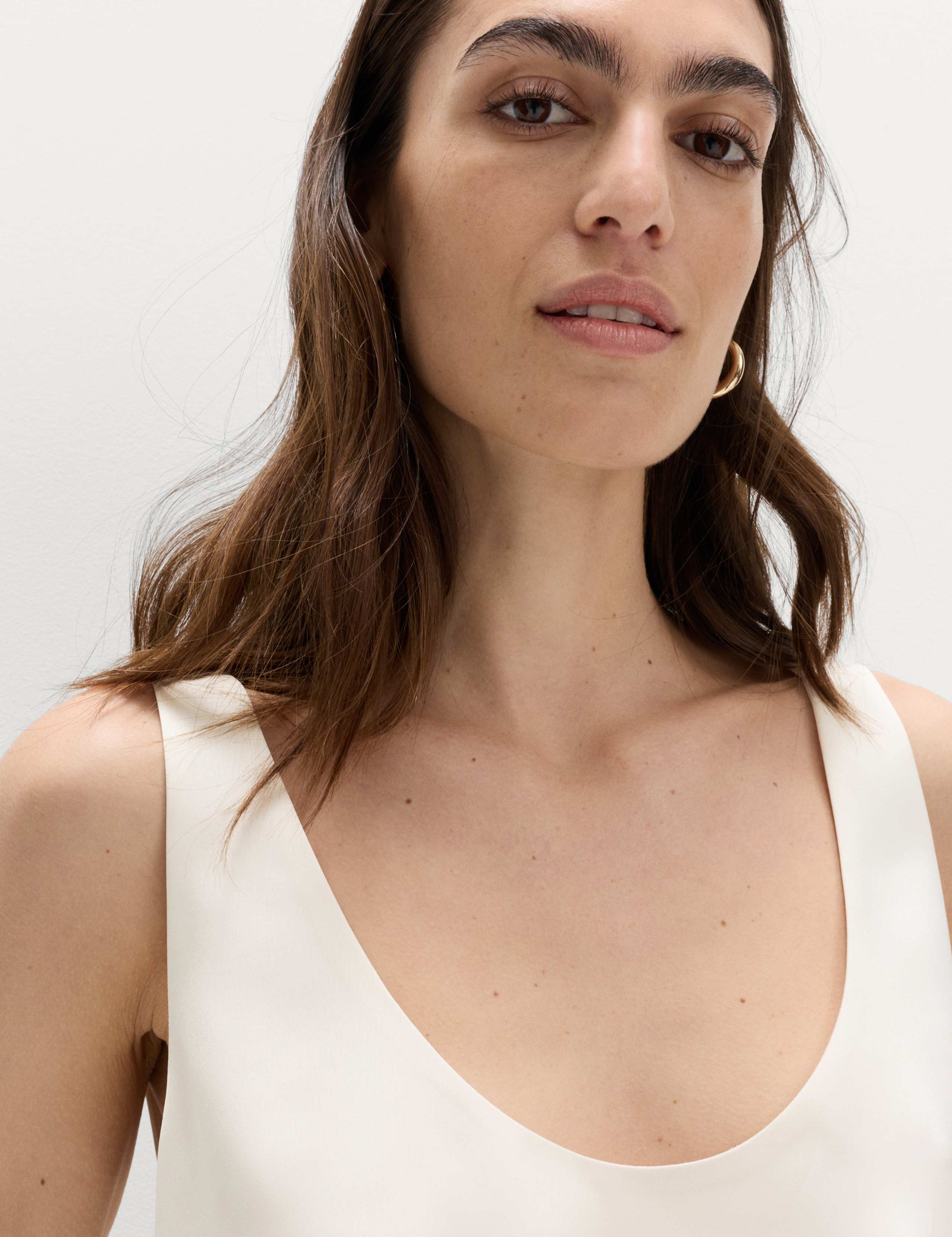 Satin Scoop Neck Cami Top 4 of 5