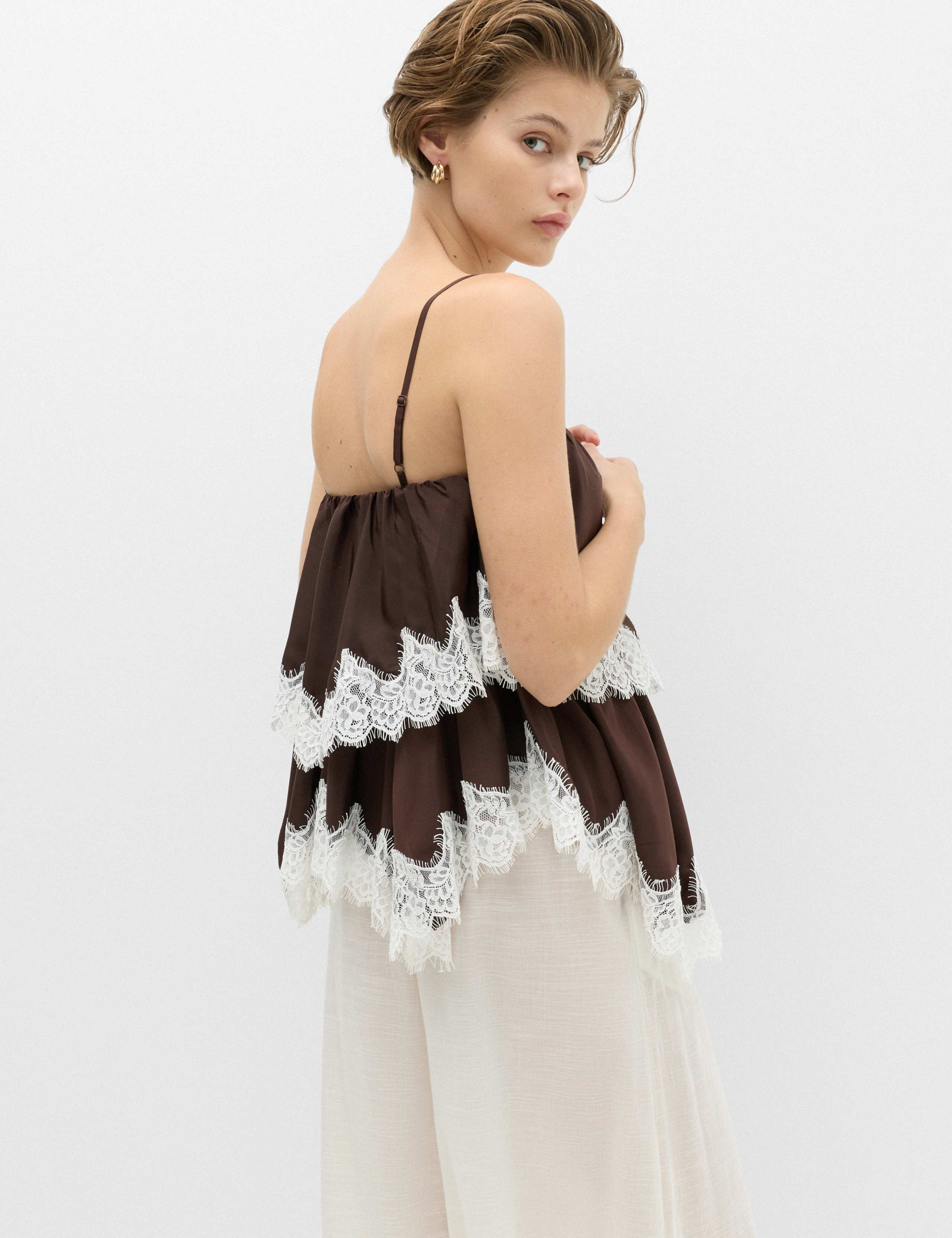 Lace Detail Cami Top 3 of 6
