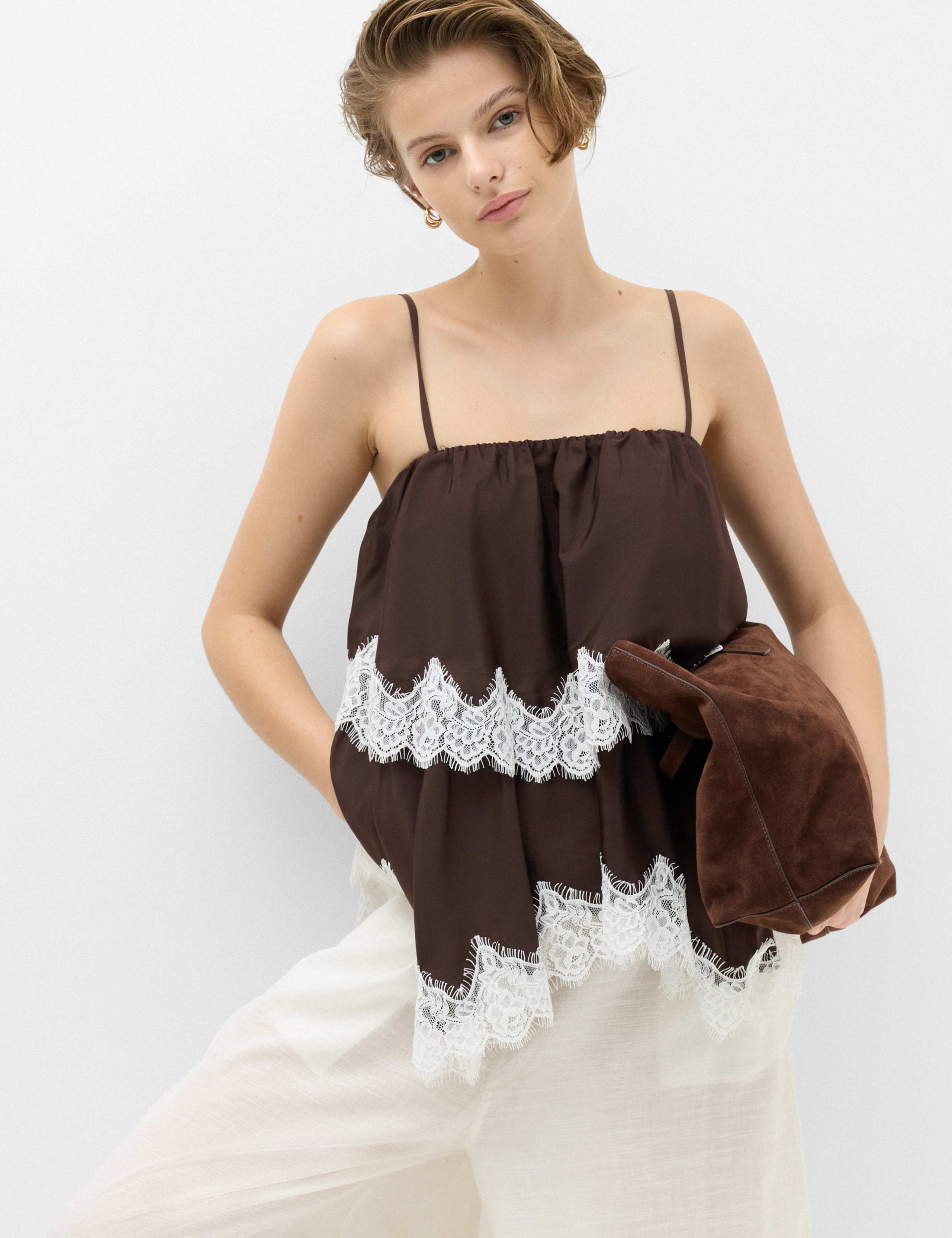 Lace Detail Cami Top 6 of 6