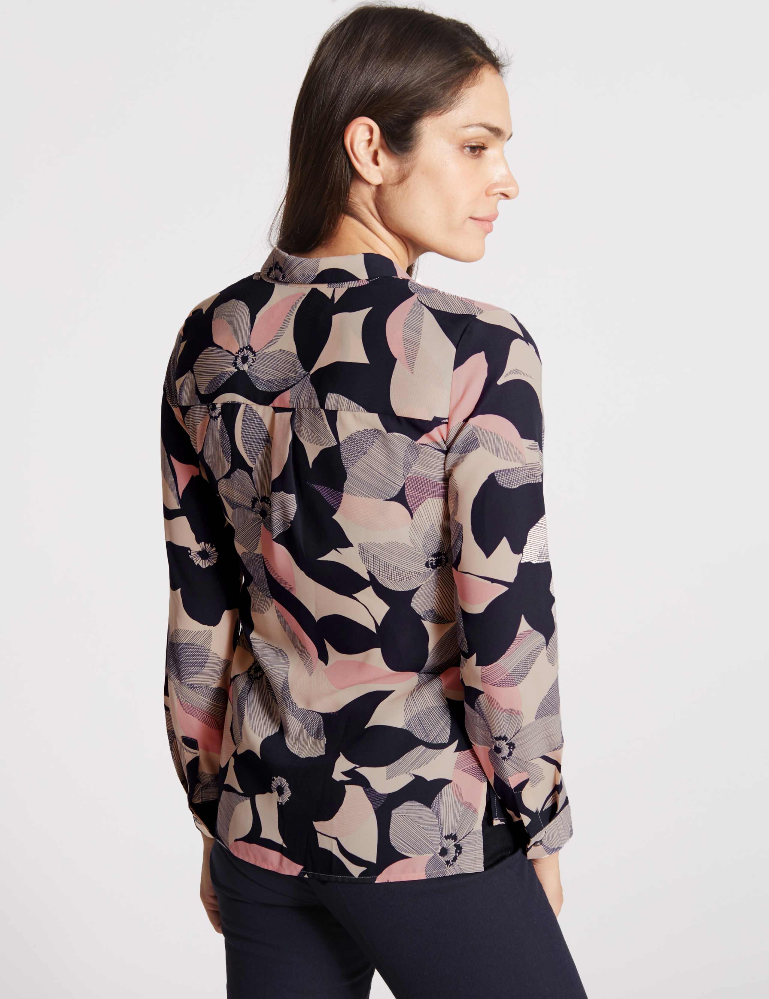 Floral Print Long Sleeve Shirt 3 of 4
