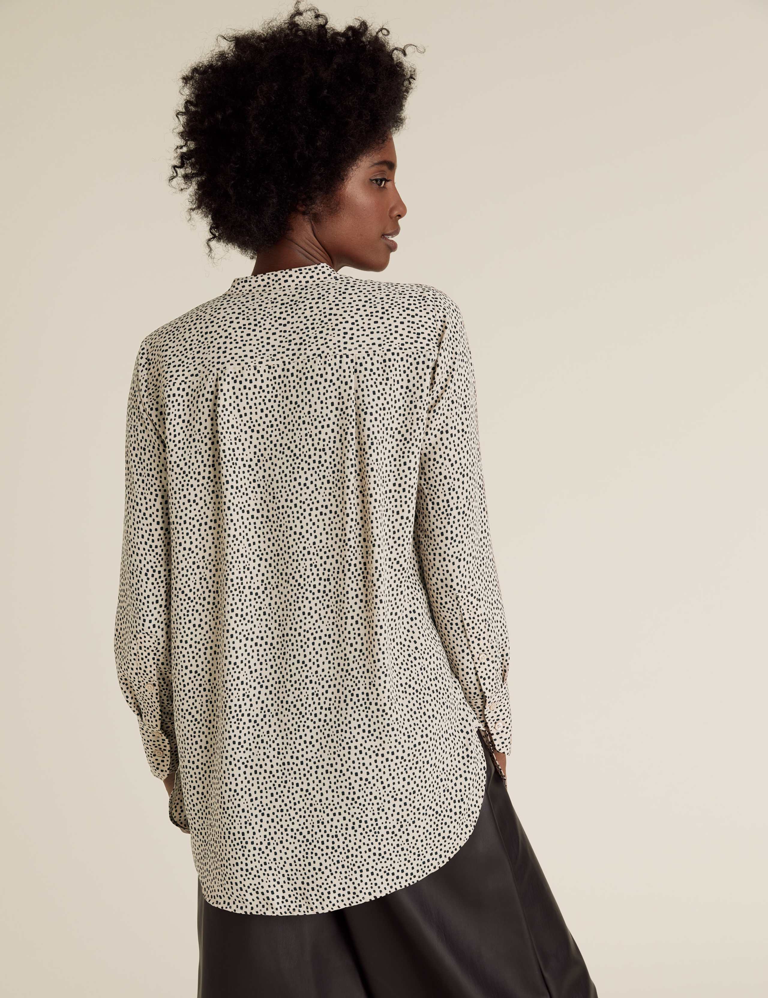 Printed Bib Detail Long Sleeve Tunic 4 of 6