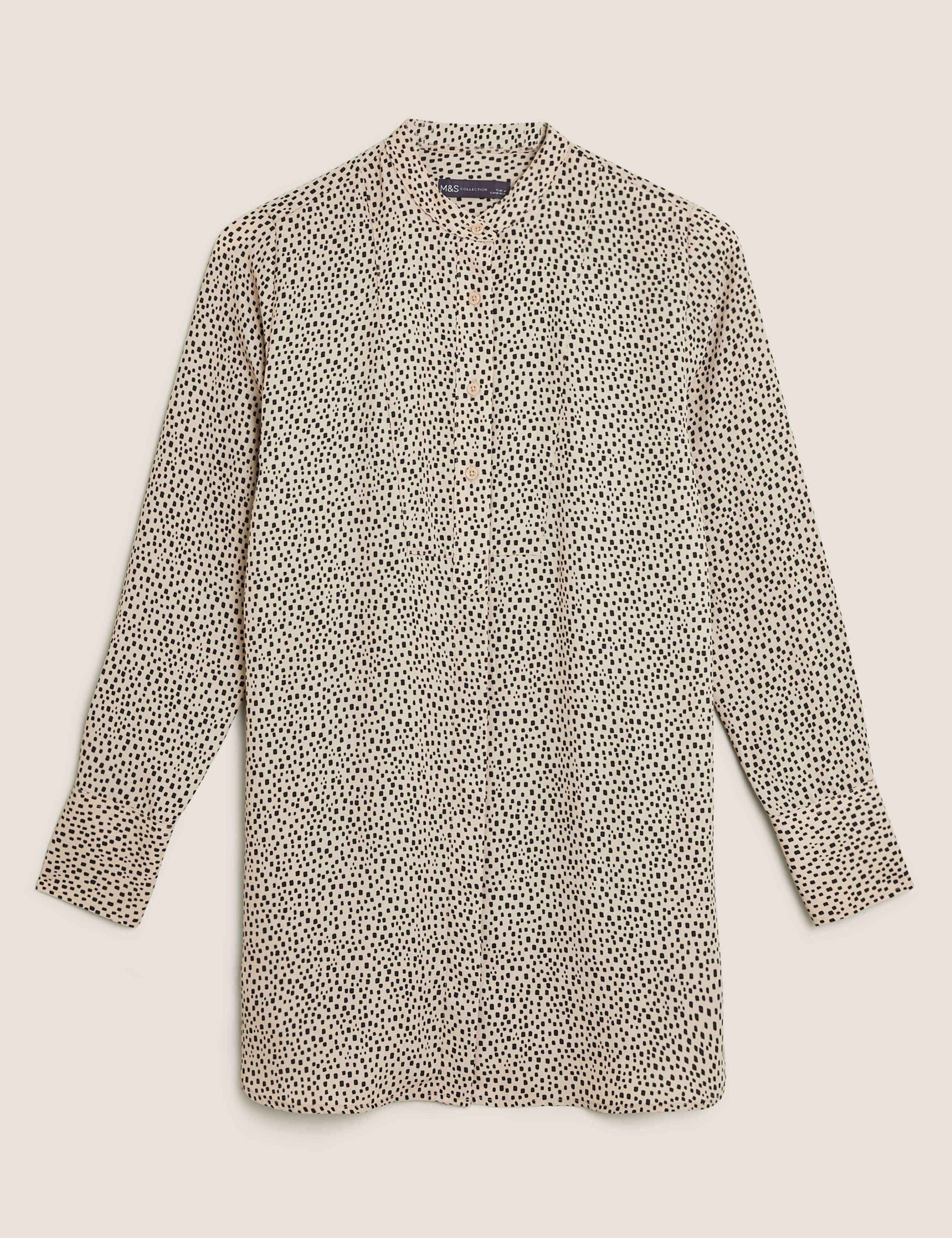 Printed Bib Detail Long Sleeve Tunic 2 of 6