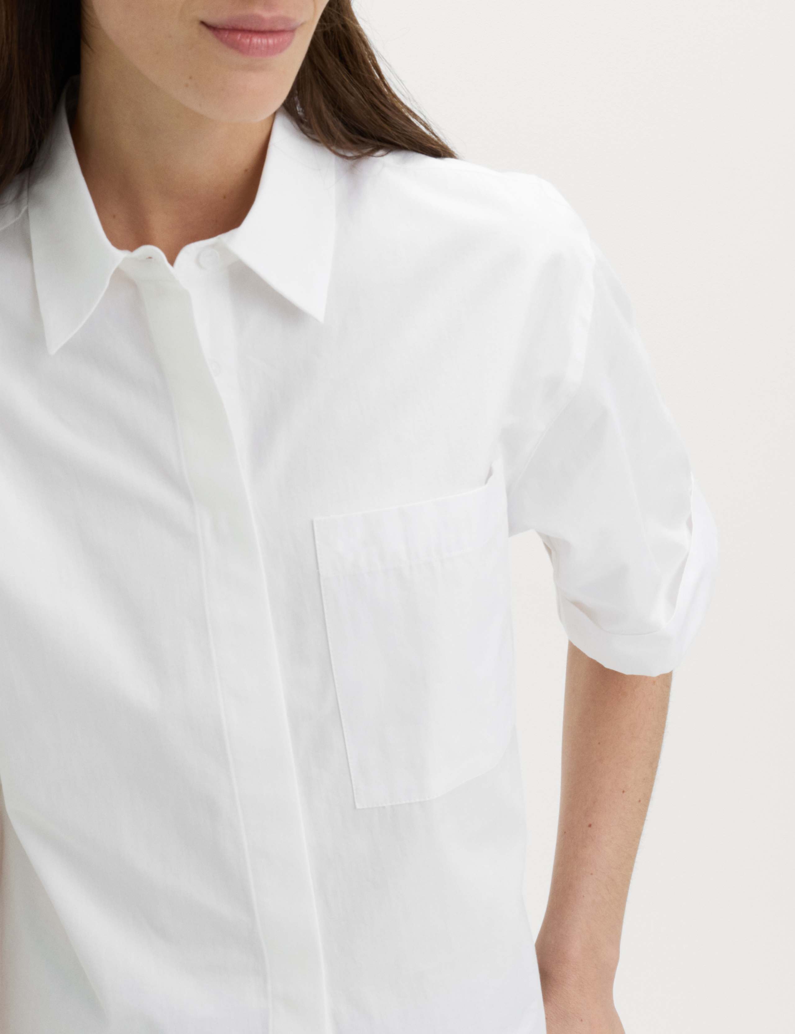 Pure Cotton Collared Boxy Shirt 3 of 6