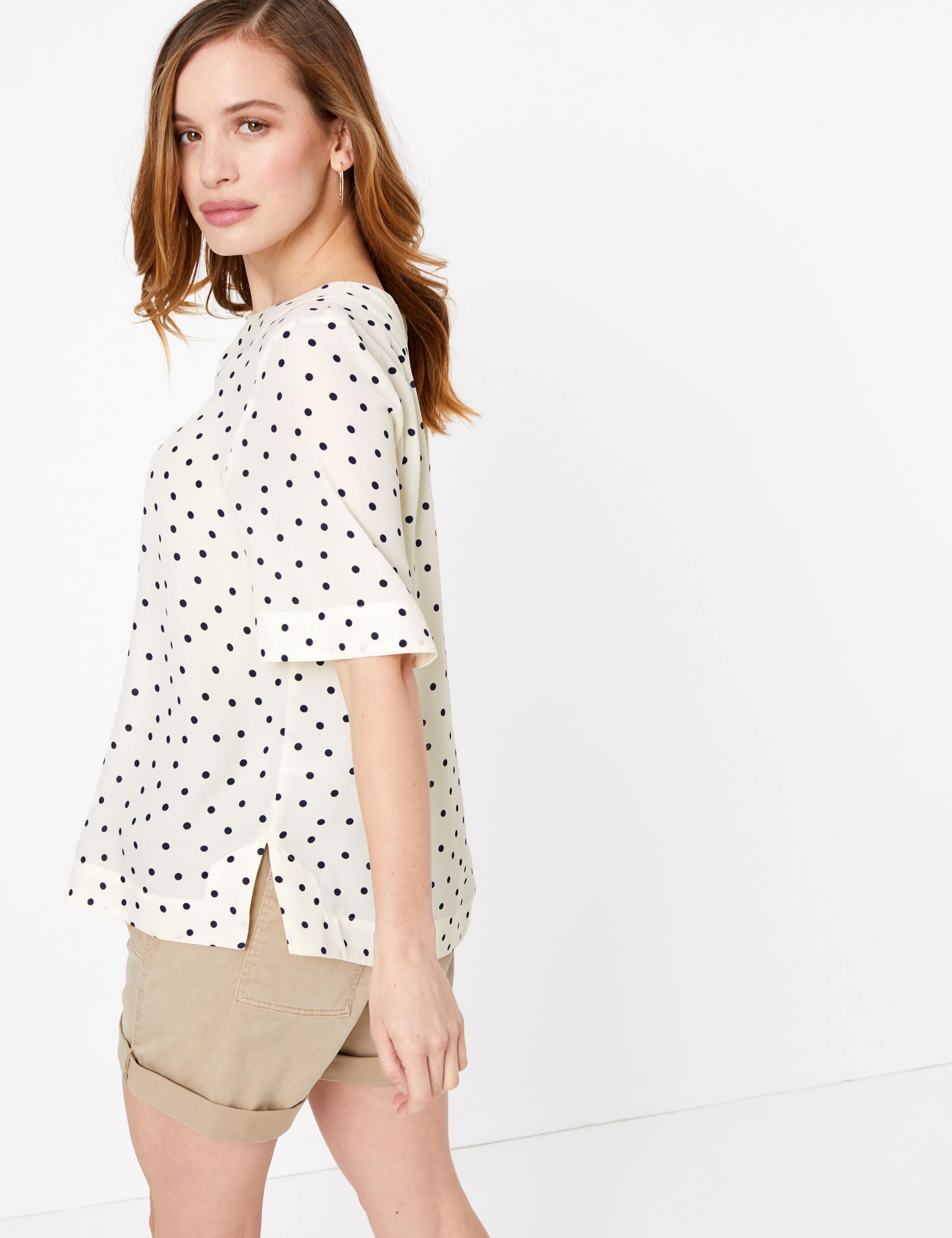PETITE Polka Dot Blouse 4 of 4