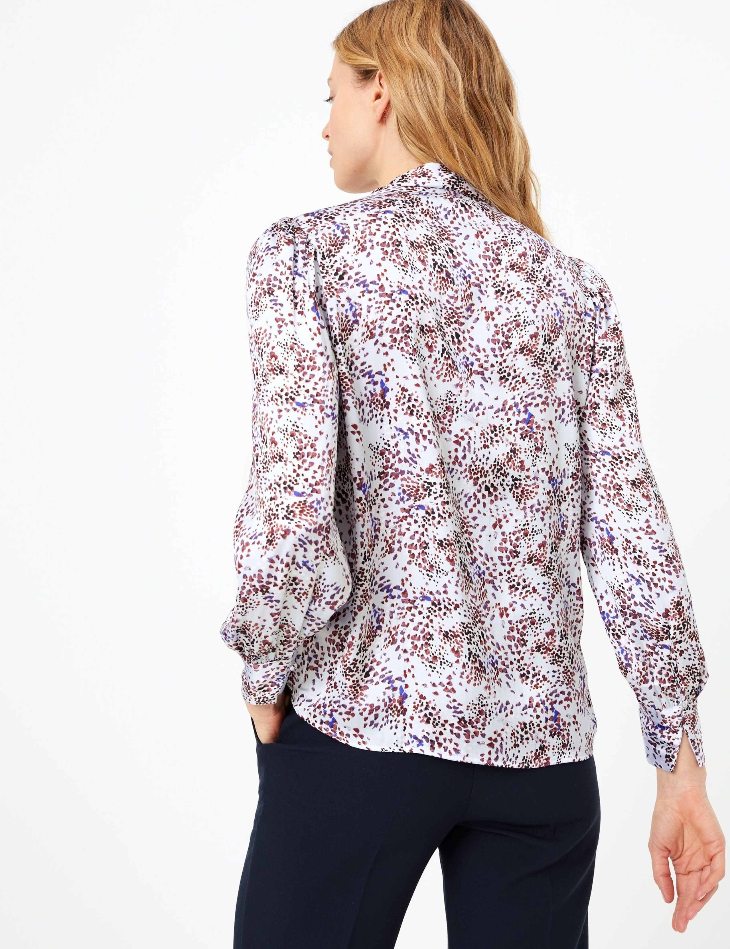 Satin Printed Blouse 4 of 4